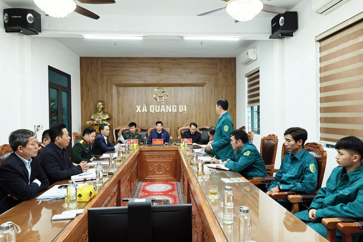 Xã Quảng Bị kiện toàn Chỉ huy trưởng Ban Chỉ huy Quân sự, tăng cường năng lực quốc phòng cơ sở