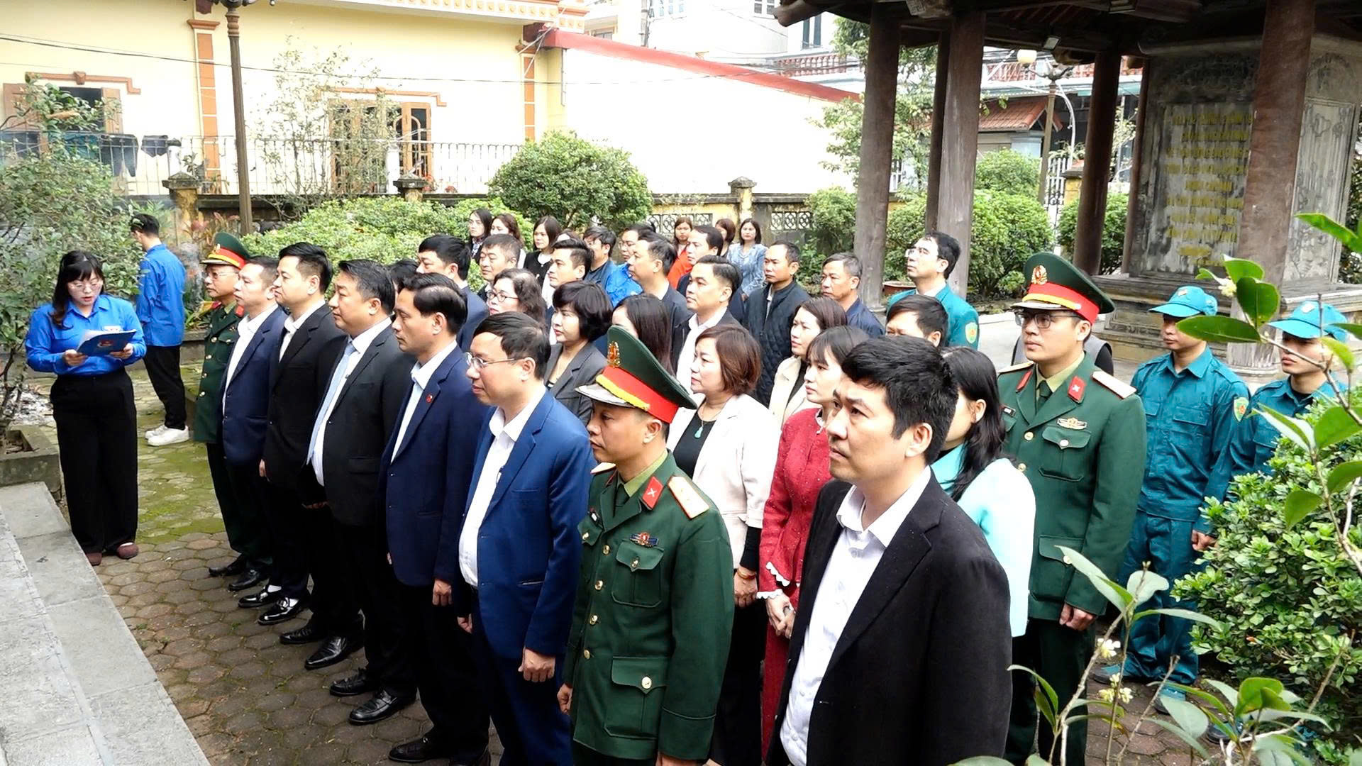 Xã Bình Minh thành kính dâng hương tri ân Chủ tịch Hồ Chí Minh và các Anh hùng liệt sĩ dịp Tết cổ truyền