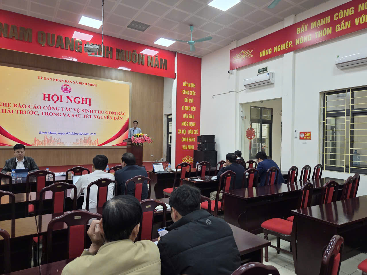 Xã Bình Minh: Chủ động triển khai đồng bộ nhiệm vụ bảo đảm đón Tết Bính Ngọ 2026 an toàn, sạch đẹp