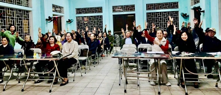 Xã Đại Thanh hoàn thành lấy ý kiến cử tri nơi cư trú đối với 39 người ứng cử đại biểu Quốc hội và HĐND nhiệm kỳ 2026-2031