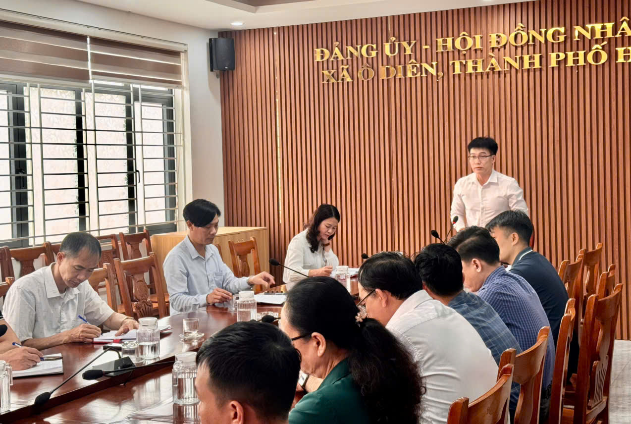 Xã Ô Diên phát huy “dân là gốc”, tạo đồng thuận trong triển khai các dự án trọng điểm và phát triển đô thị