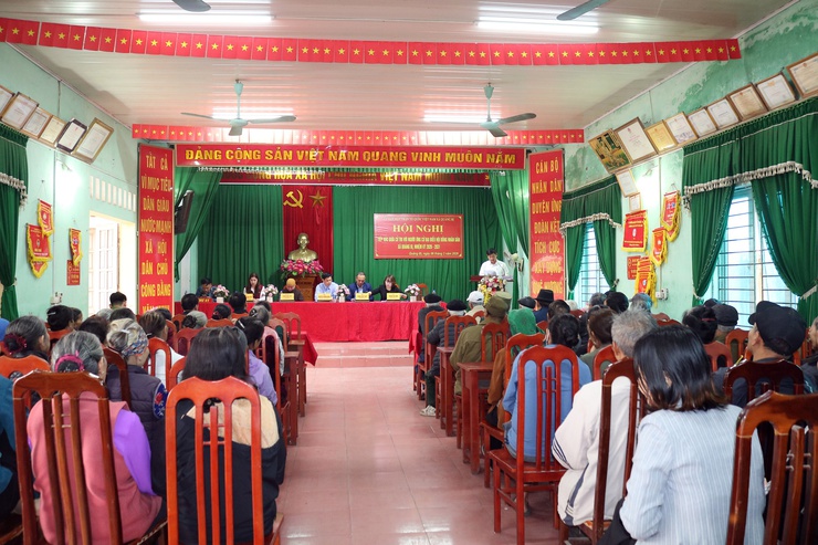 Cử tri kỳ vọng đại biểu HĐND xã Quảng Bị khóa mới sát dân, hành động vì nông thôn phát triển bền vững