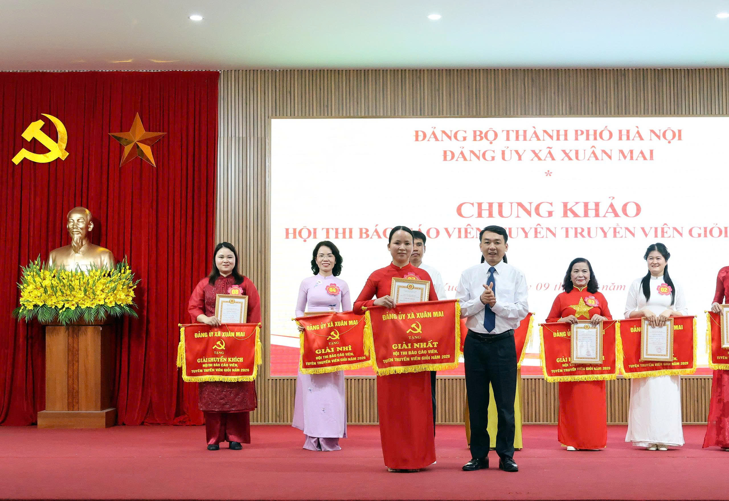 Xã Xuân Mai lan tỏa tinh thần học tập nghị quyết qua Hội thi Báo cáo viên, Tuyên truyền viên giỏi năm 2026
