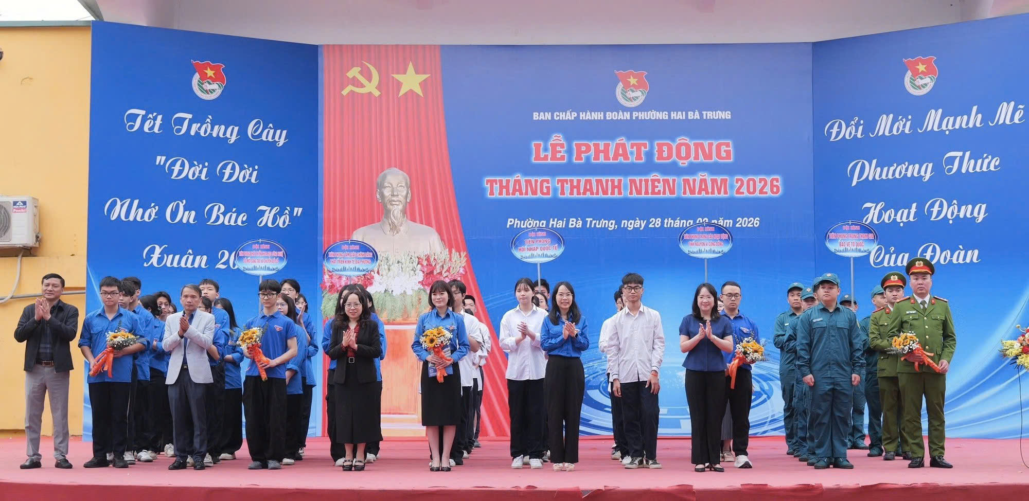Tuổi trẻ phường Hai Bà Trưng ra quân Tháng Thanh niên 2026, lan tỏa khí thế xung kích vì cộng đồng