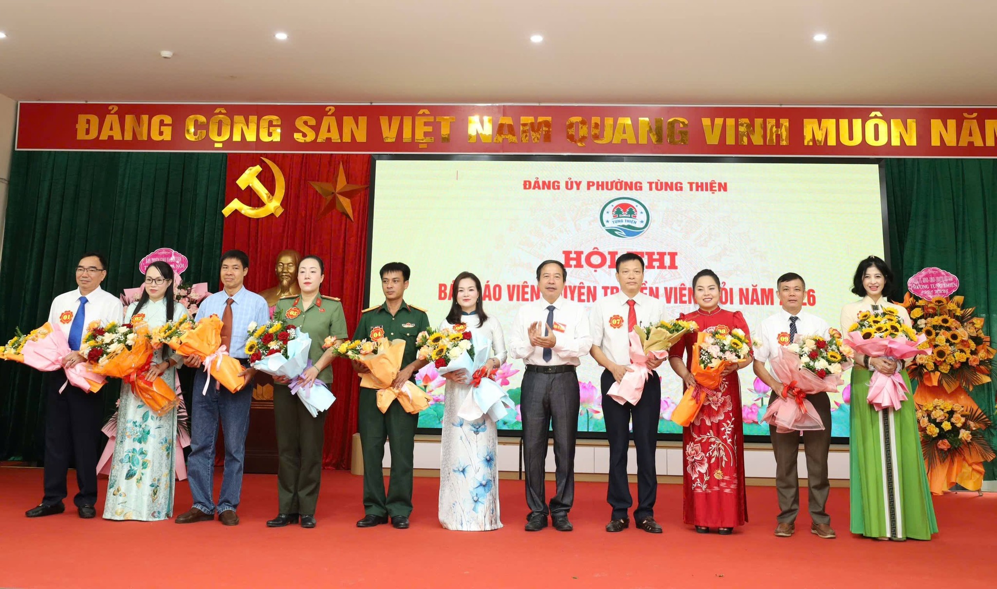 Phường Tùng Thiện lan tỏa đổi mới công tác tuyên truyền qua Hội thi Báo cáo viên, tuyên truyền viên giỏi năm 2026