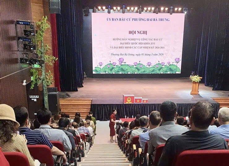 Phường Hai Bà Trưng tập huấn toàn diện nghiệp vụ bầu cử, siết chặt từng khâu chuẩn bị cho ngày hội non sông