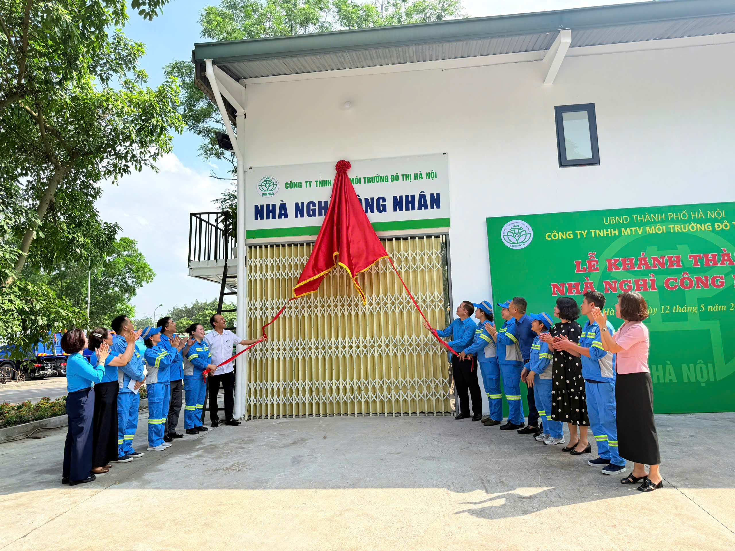 Hà Nội: Khánh thành Nhà lưu trú cho công nhân môi trường