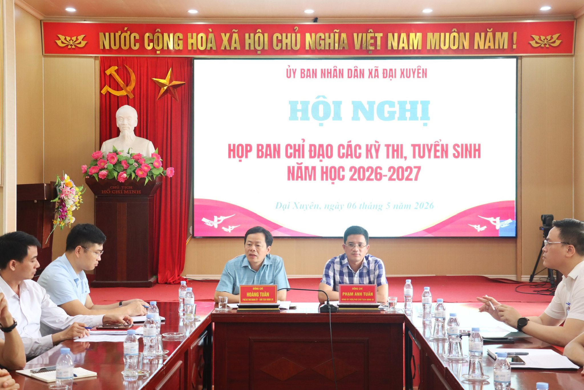 Xã Đại Xuyên siết chặt công tác chuẩn bị, bảo đảm an toàn tuyệt đối cho các kỳ thi năm học 2026-2027