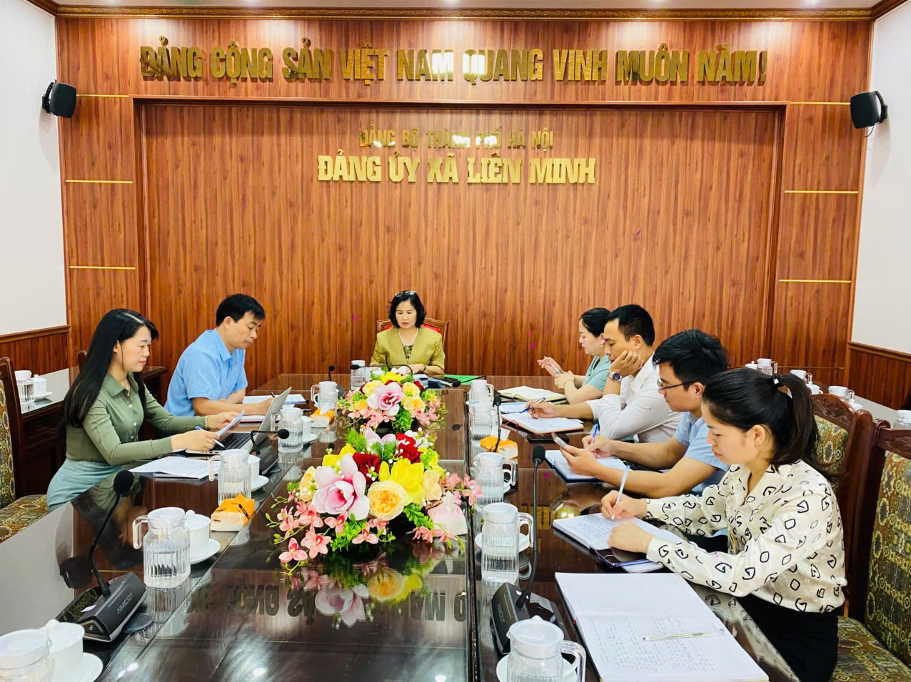 Xã Liên Minh nâng cao chất lượng tham mưu công tác xây dựng Đảng, chủ động nắm chắc tình hình cơ sở