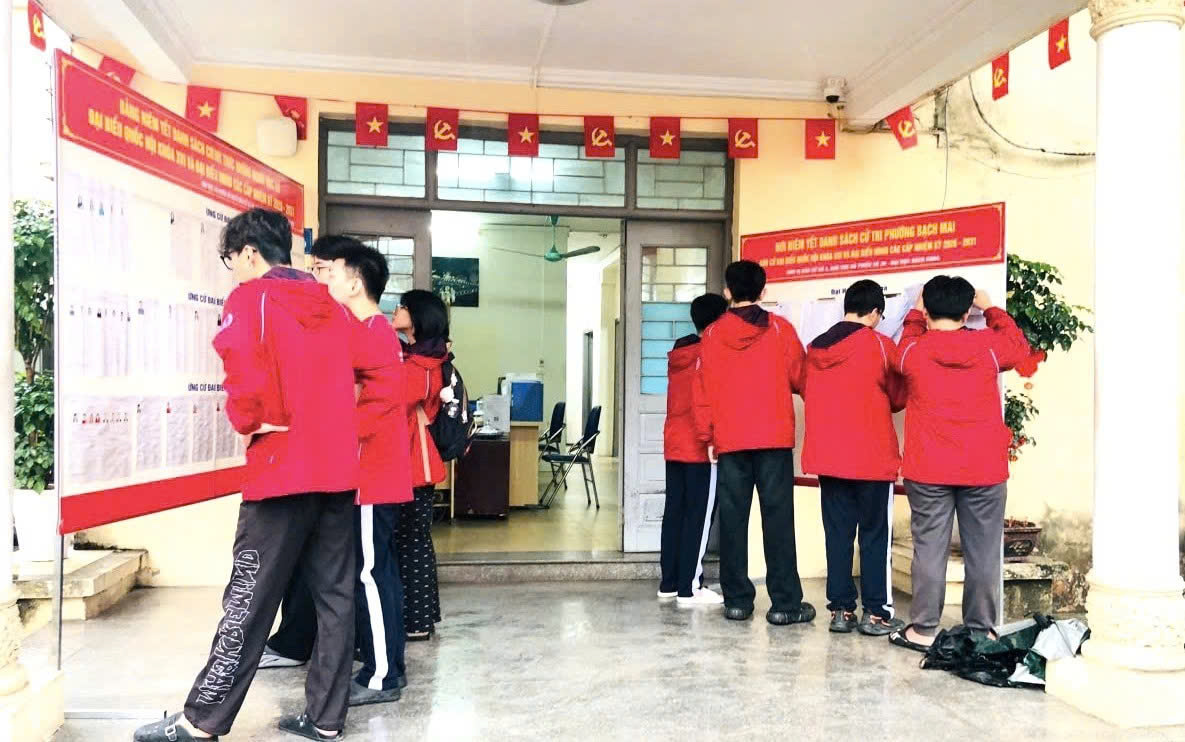 Phường Bạch Mai hoàn tất phương án tổ chức bầu cử cho hơn 5.600 sinh viên tại 3 trường đại học