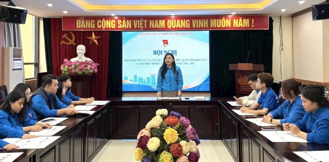 Đoàn phường Bạch Mai tổ chức mạn đàm tiểu sử ứng cử viên, nâng cao nhận thức cử tri trẻ trước ngày bầu cử