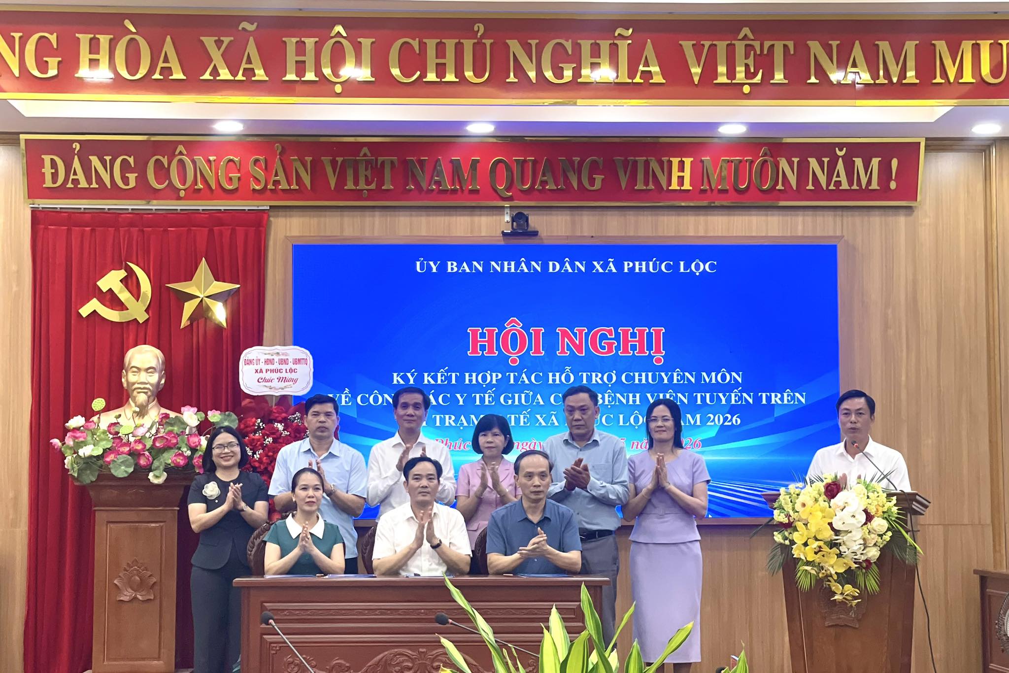 Xã Phúc Lộc tăng cường liên kết chuyên môn, nâng cao chất lượng chăm sóc sức khỏe tại y tế cơ sở