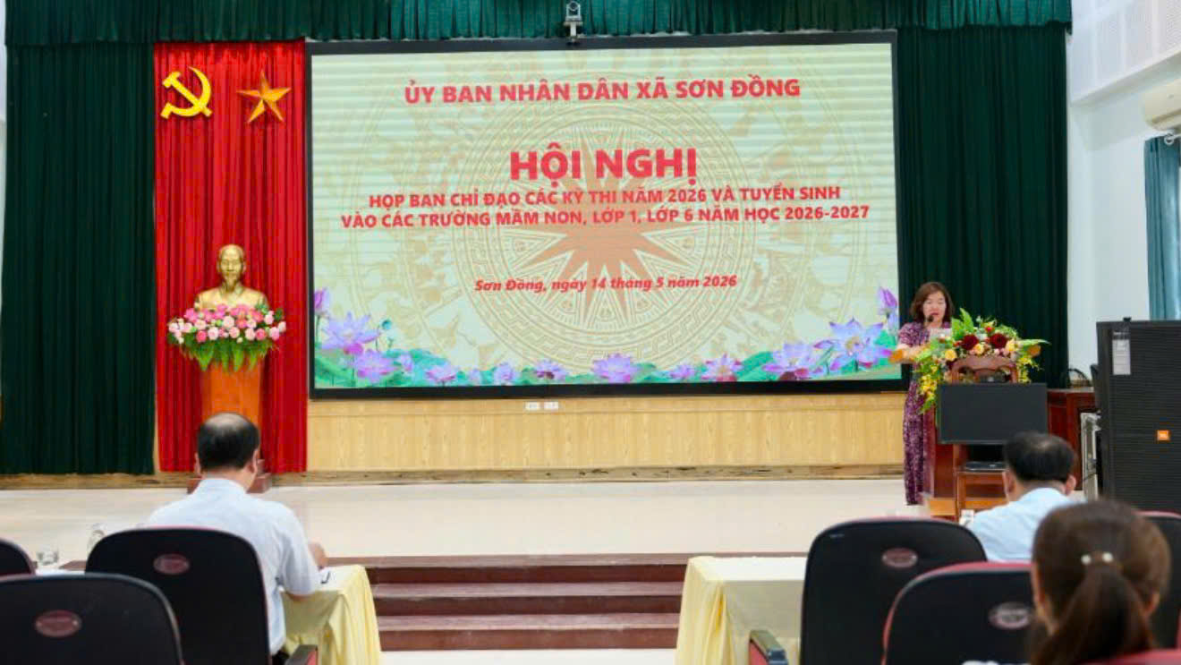 Xã Sơn Đồng chủ động chuẩn bị toàn diện cho các kỳ thi và tuyển sinh năm học 2026-2027
