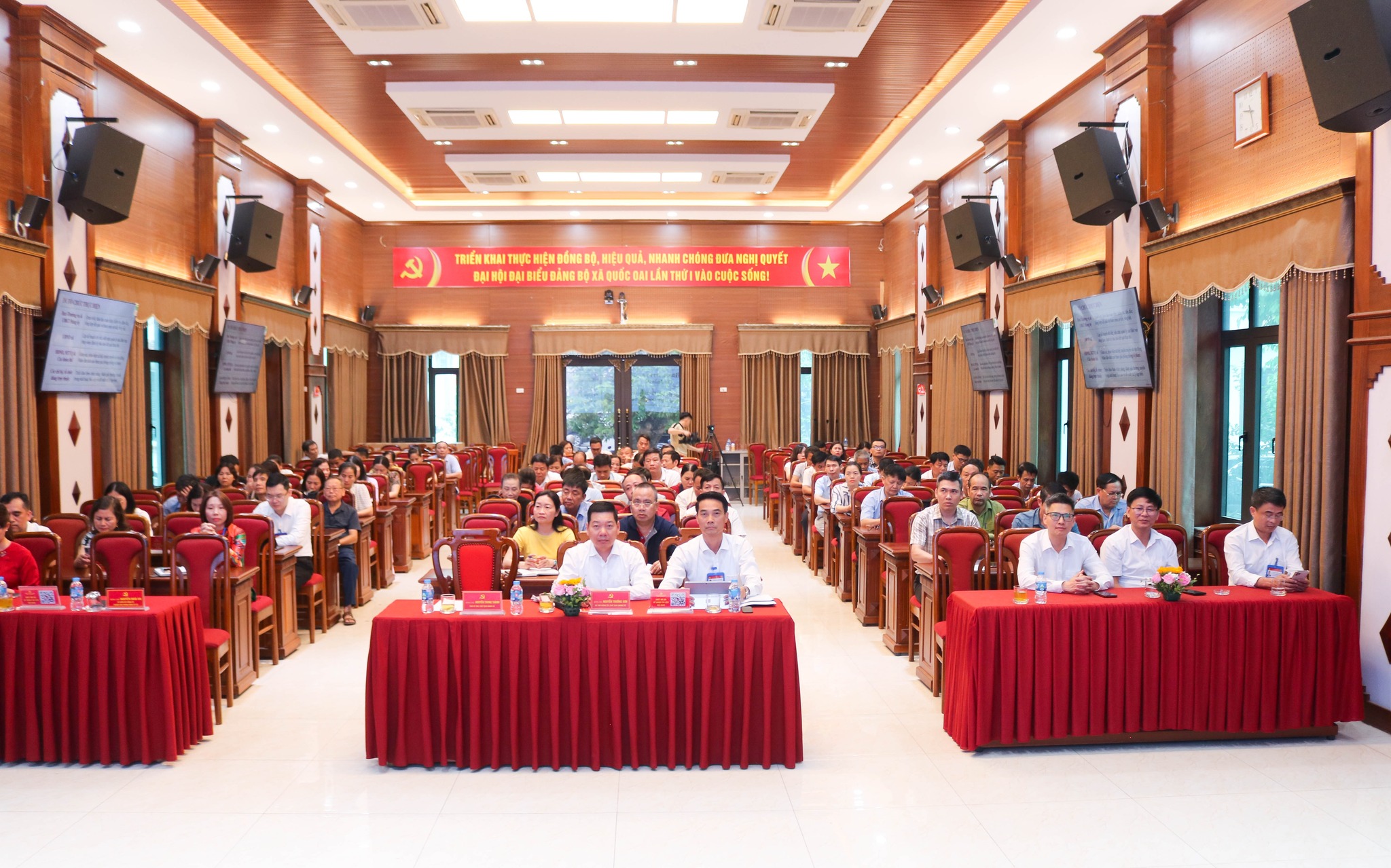 Xã Quốc Oai quán triệt nhiều nhiệm vụ trọng tâm về xây dựng Đảng, siết chặt kỷ luật, kỷ cương