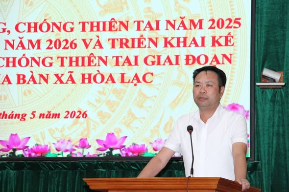 Xã Hòa Lạc siết chặt nhiệm vụ phòng chống thiên tai, chủ động ứng phó trước diễn biến thời tiết cực đoan