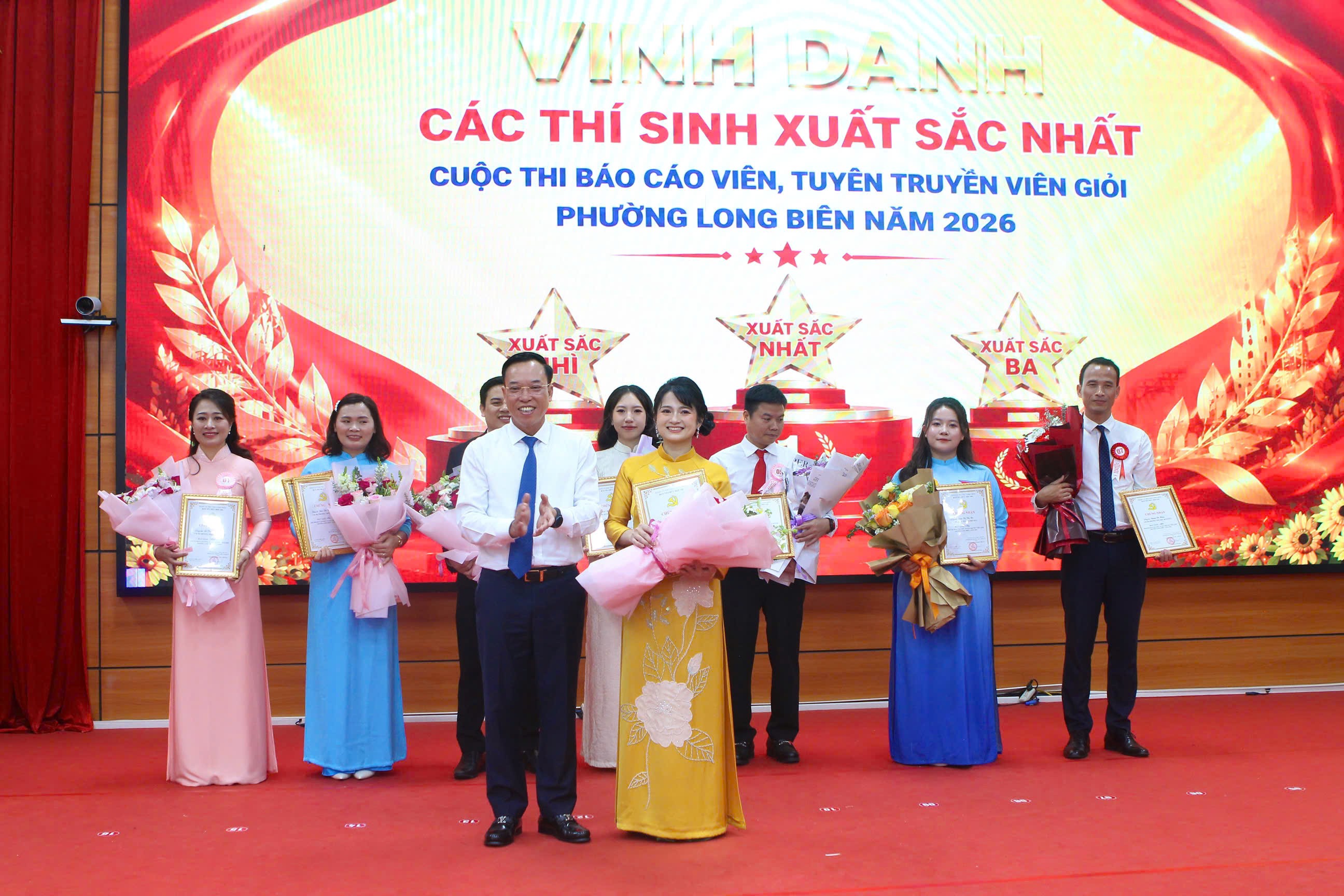 Phường Long Biên lan tỏa khí thế đổi mới từ Hội thi Báo cáo viên, tuyên truyền viên giỏi năm 2026