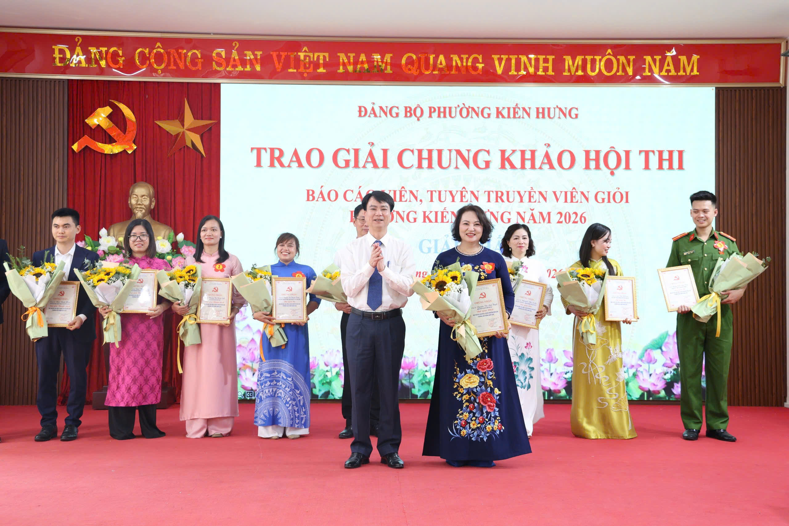 Phường Kiến Hưng tạo dấu ấn từ Hội thi Báo cáo viên, Tuyên truyền viên giỏi năm 2026