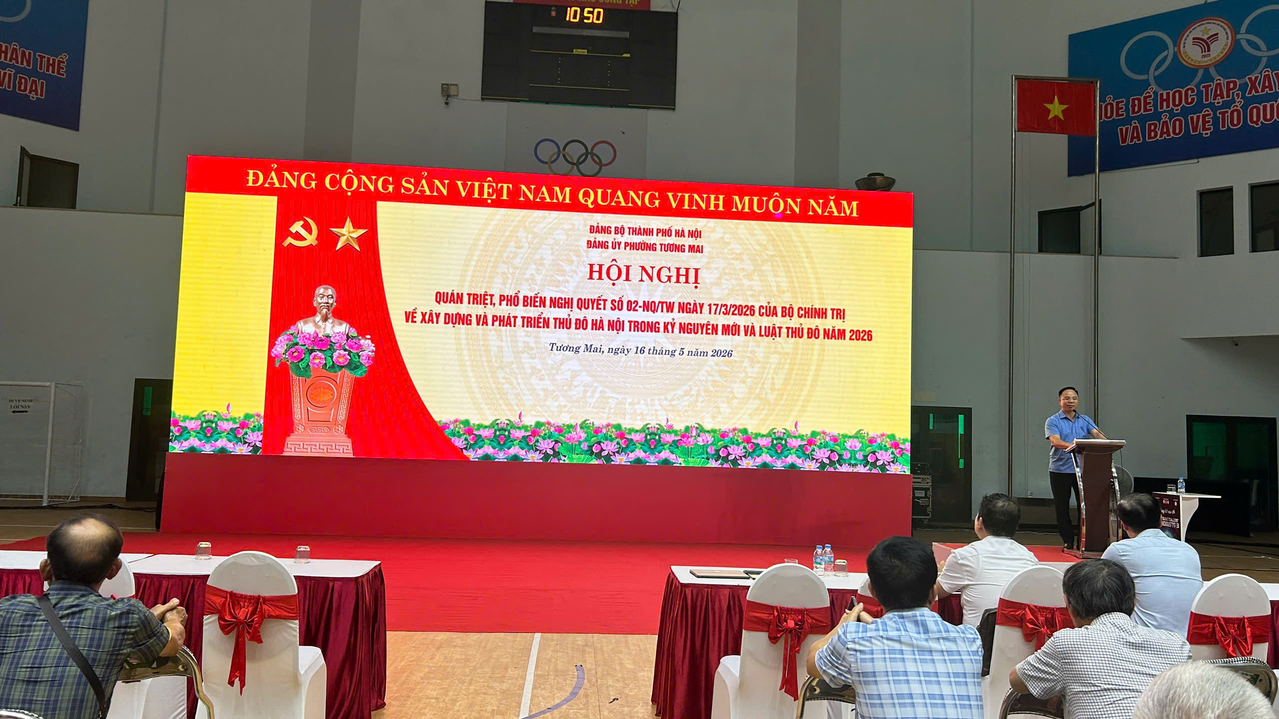 Phường Tương Mai quán triệt Nghị quyết số 02-NQ/TW, khơi dậy khát vọng xây dựng Thủ đô trong kỷ nguyên mới