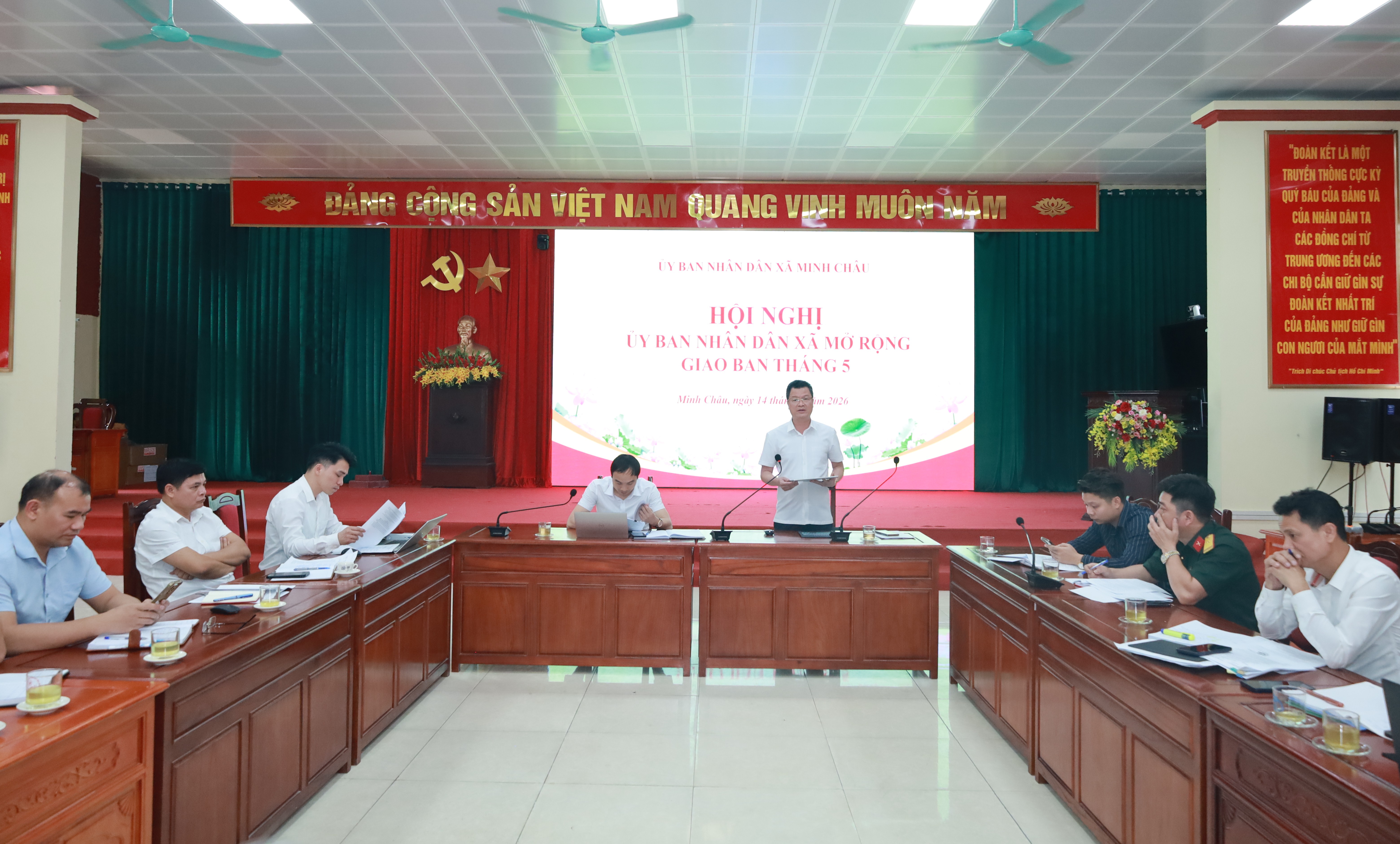 Xã Minh Châu rà soát 120 nhiệm vụ trọng tâm, siết kỷ cương hành chính trong giai đoạn mới