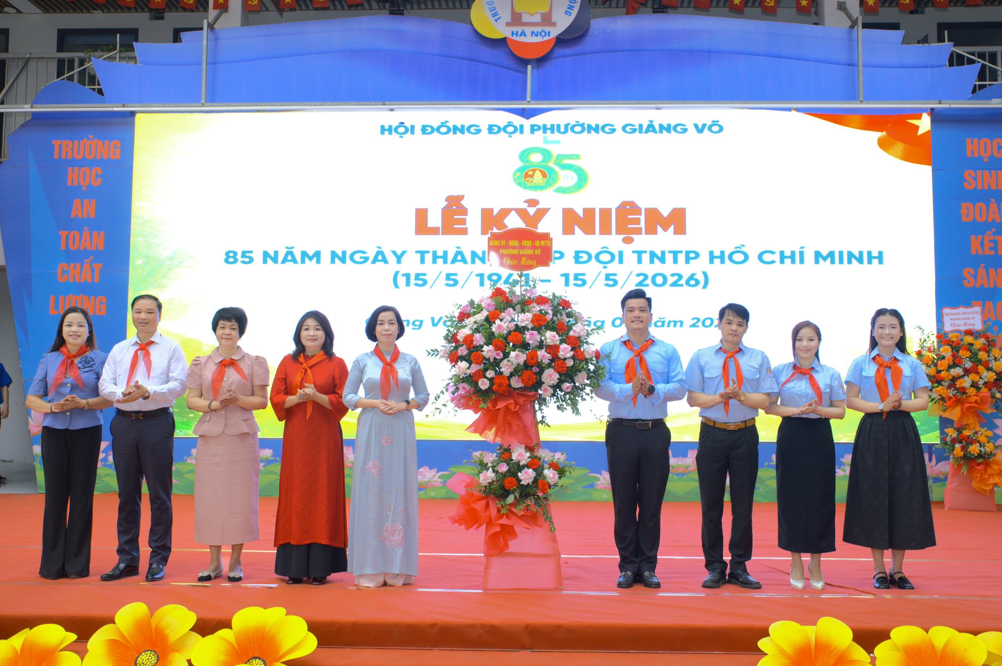 Thiếu nhi phường Giảng Võ sôi nổi kỷ niệm 85 năm thành lập Đội TNTP Hồ Chí Minh