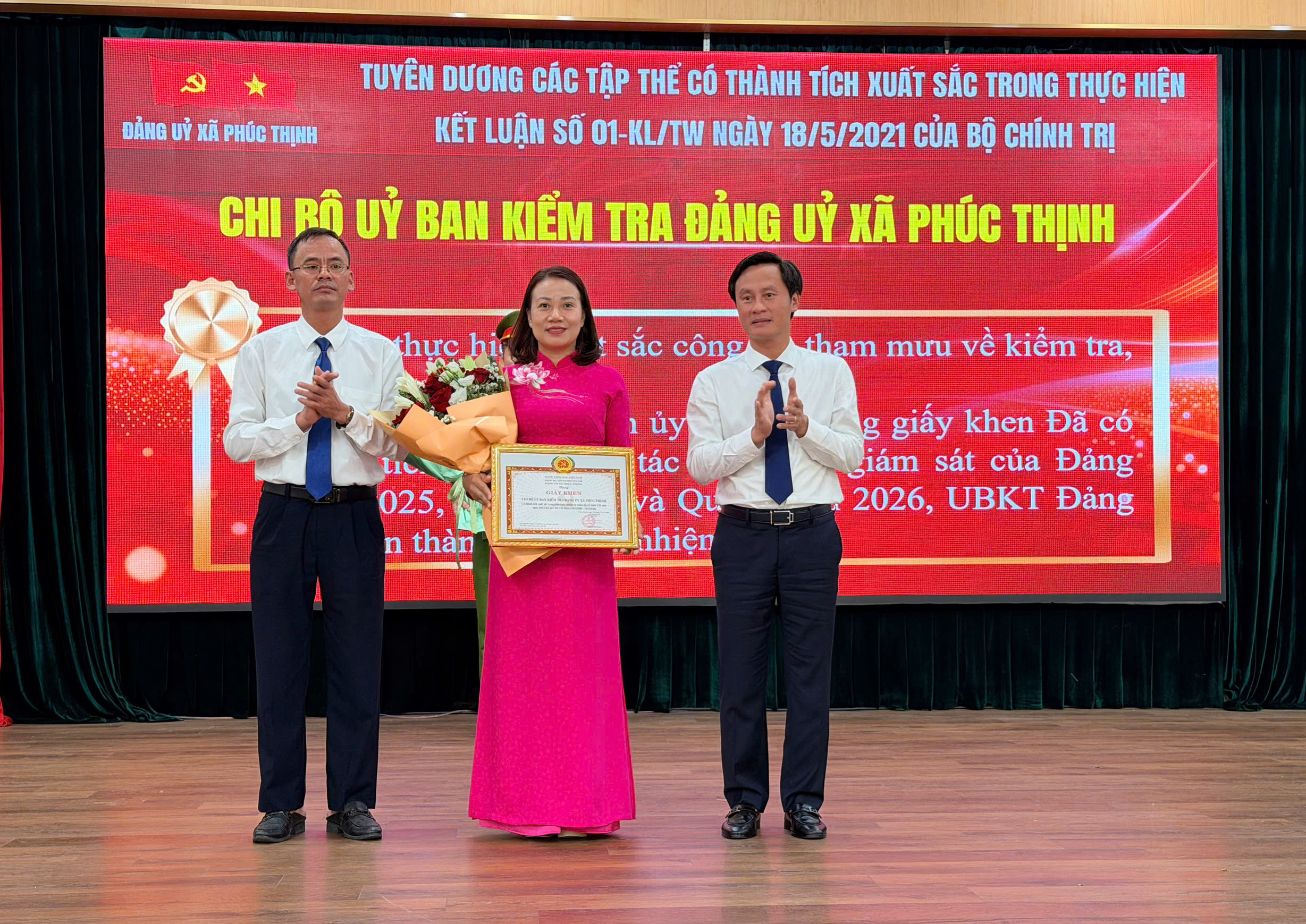 Xã Phúc Thịnh đẩy mạnh học tập và làm theo Bác
