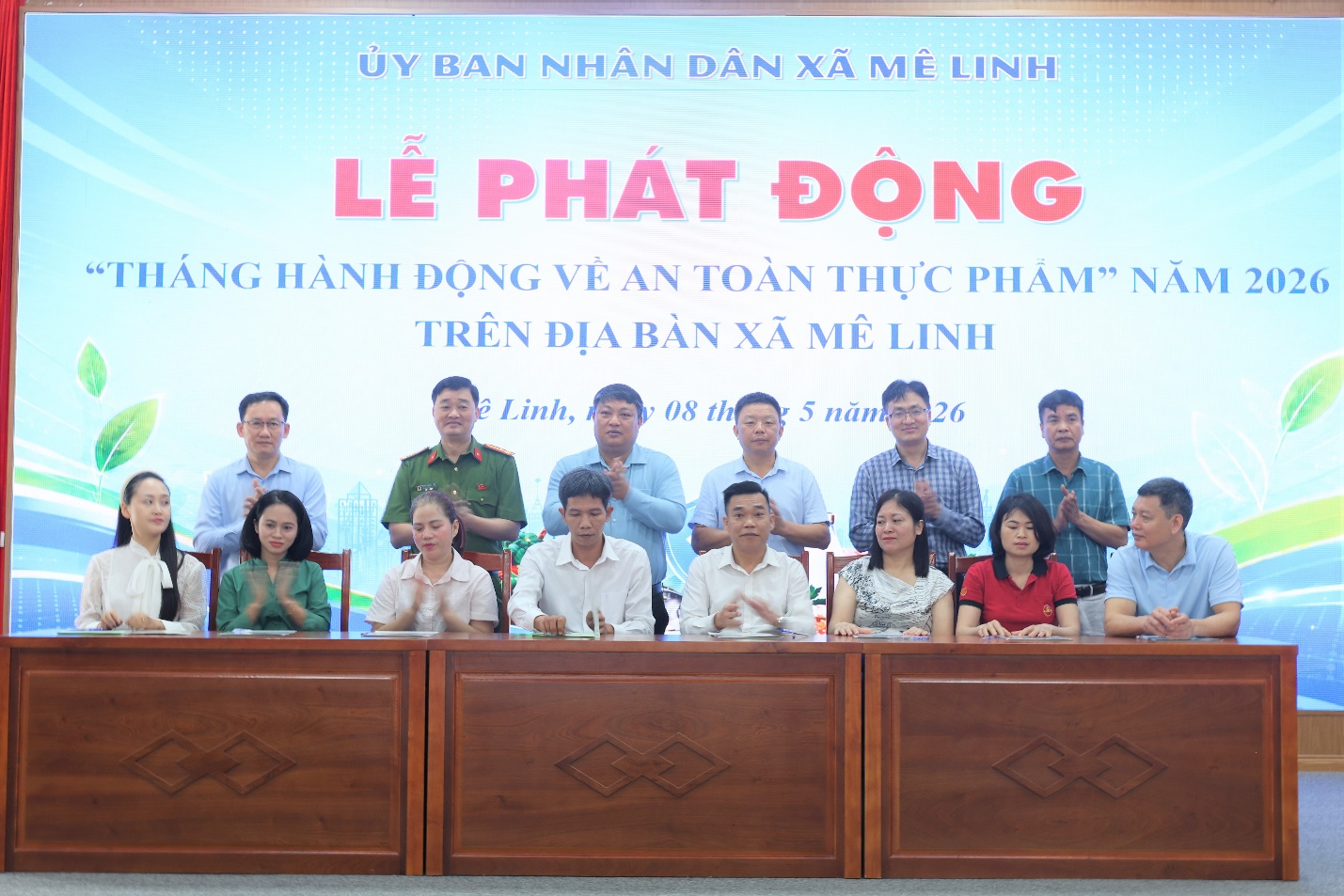 Xã Mê Linh phát động “Tháng hành động vì an toàn thực phẩm” năm 2026