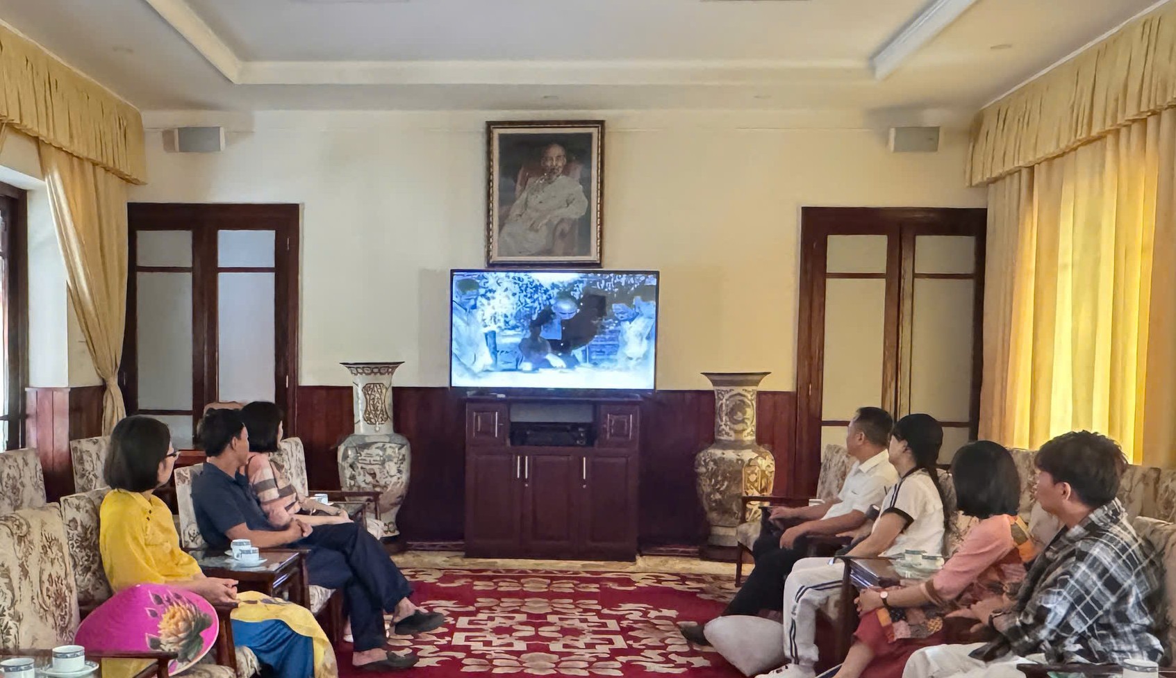 Ban Xây dựng Đảng xã Tam Hưng báo công dâng Bác, lan tỏa tinh thần học tập và làm theo tư tưởng Hồ Chí Minh