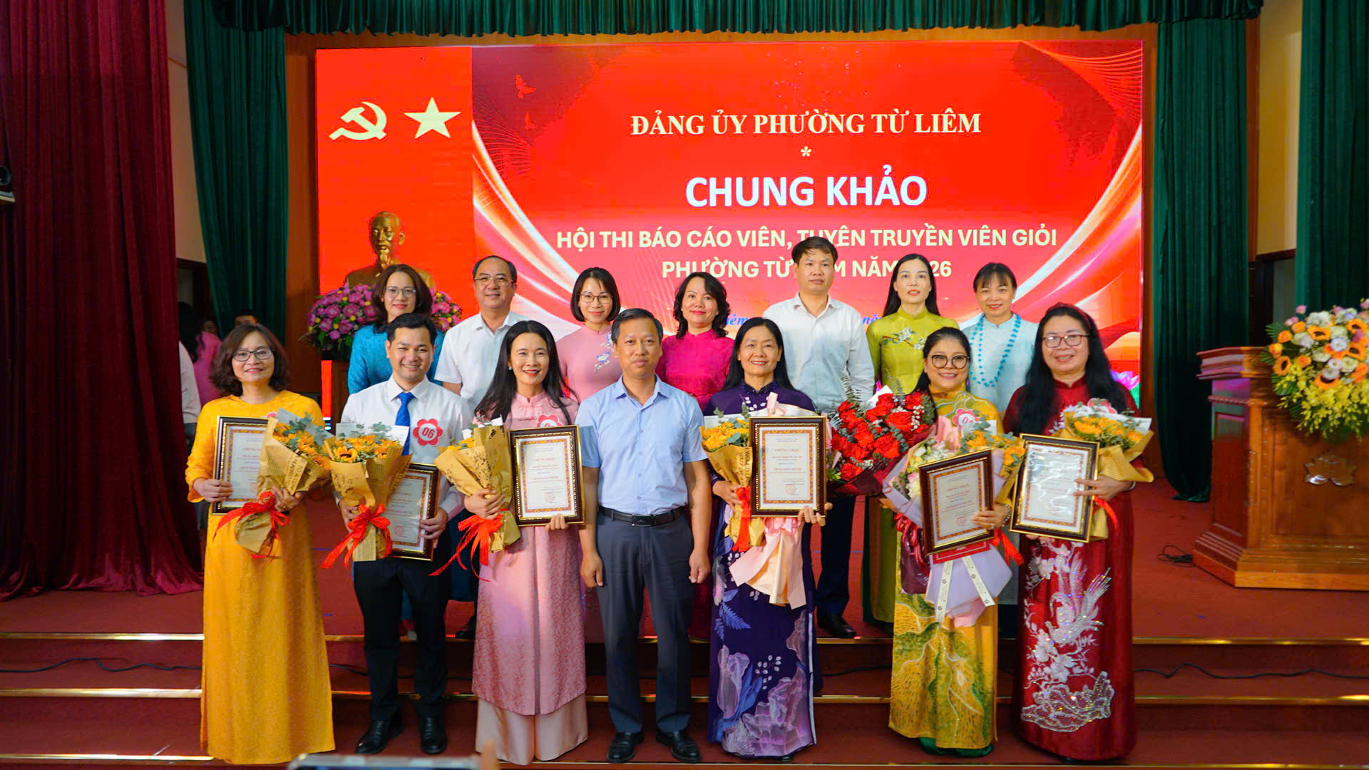Phường Từ Liêm lan tỏa khí thế đổi mới công tác tuyên truyền qua Hội thi Báo cáo viên, tuyên truyền viên giỏi năm 2026