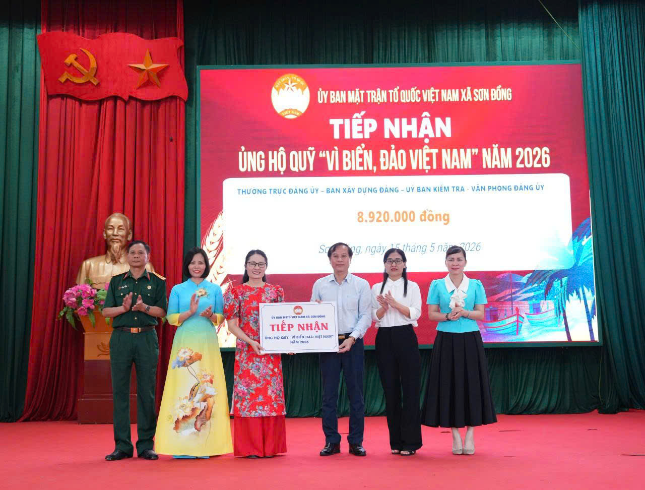 Xã Sơn Đồng lan tỏa tinh thần đoàn kết, chung tay hướng về biển đảo quê hương