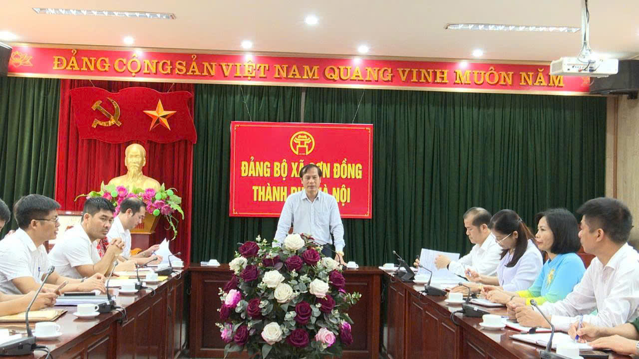 Xã Sơn Đồng tăng cường phối hợp trong hệ thống chính trị ngay từ đầu nhiệm kỳ 2026-2031