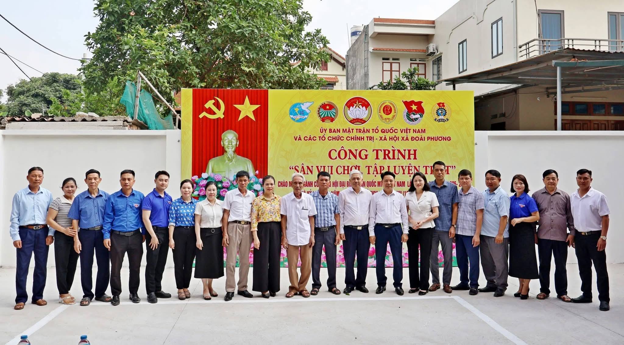 Xã Đoài Phương lan tỏa nhiều công trình ý nghĩa dịp kỷ niệm Ngày sinh Chủ tịch Hồ Chí Minh