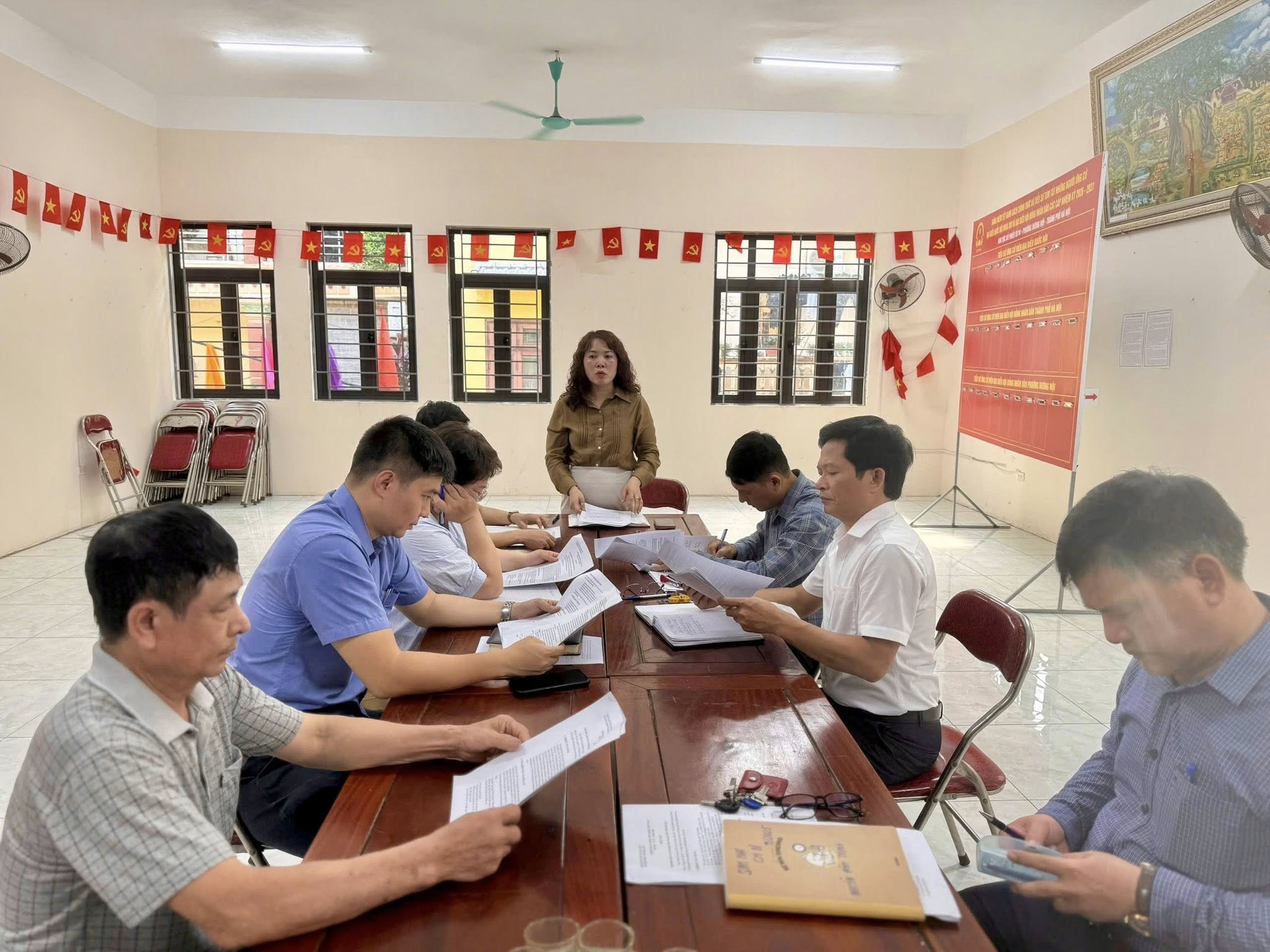 Phường Dương Nội rà soát, nâng cấp hệ thống nhà văn hóa phục vụ sinh hoạt cộng đồng