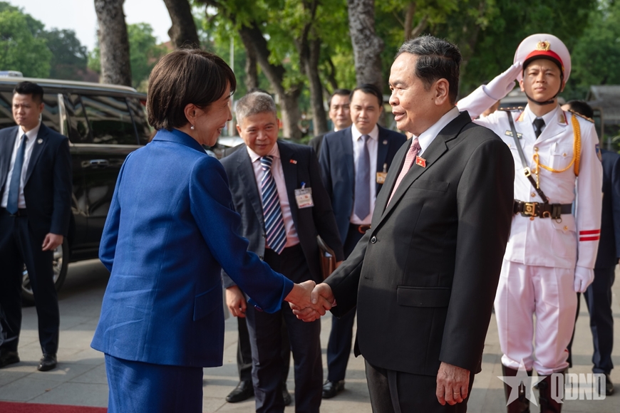 Chủ tịch Quốc hội Trần Thanh Mẫn hội kiến Thủ tướng Nhật Bản Takaichi Sanae