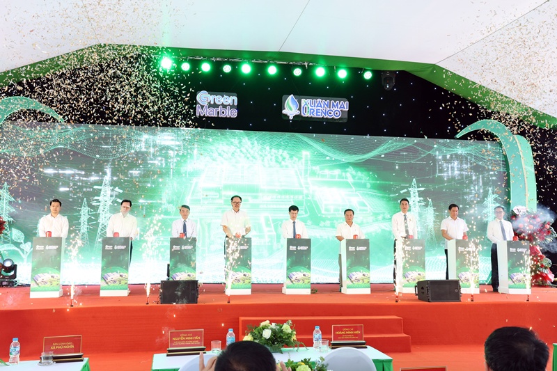 Khởi công Nhà máy điện rác Núi Thoong, bổ sung động lực xử lý chất thải cho khu vực phía Tây Nam Thủ đô