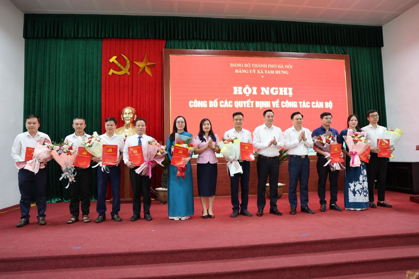 Xã Tam Hưng kiện toàn Ban Chấp hành Đảng bộ nhiệm kỳ 2025-2030