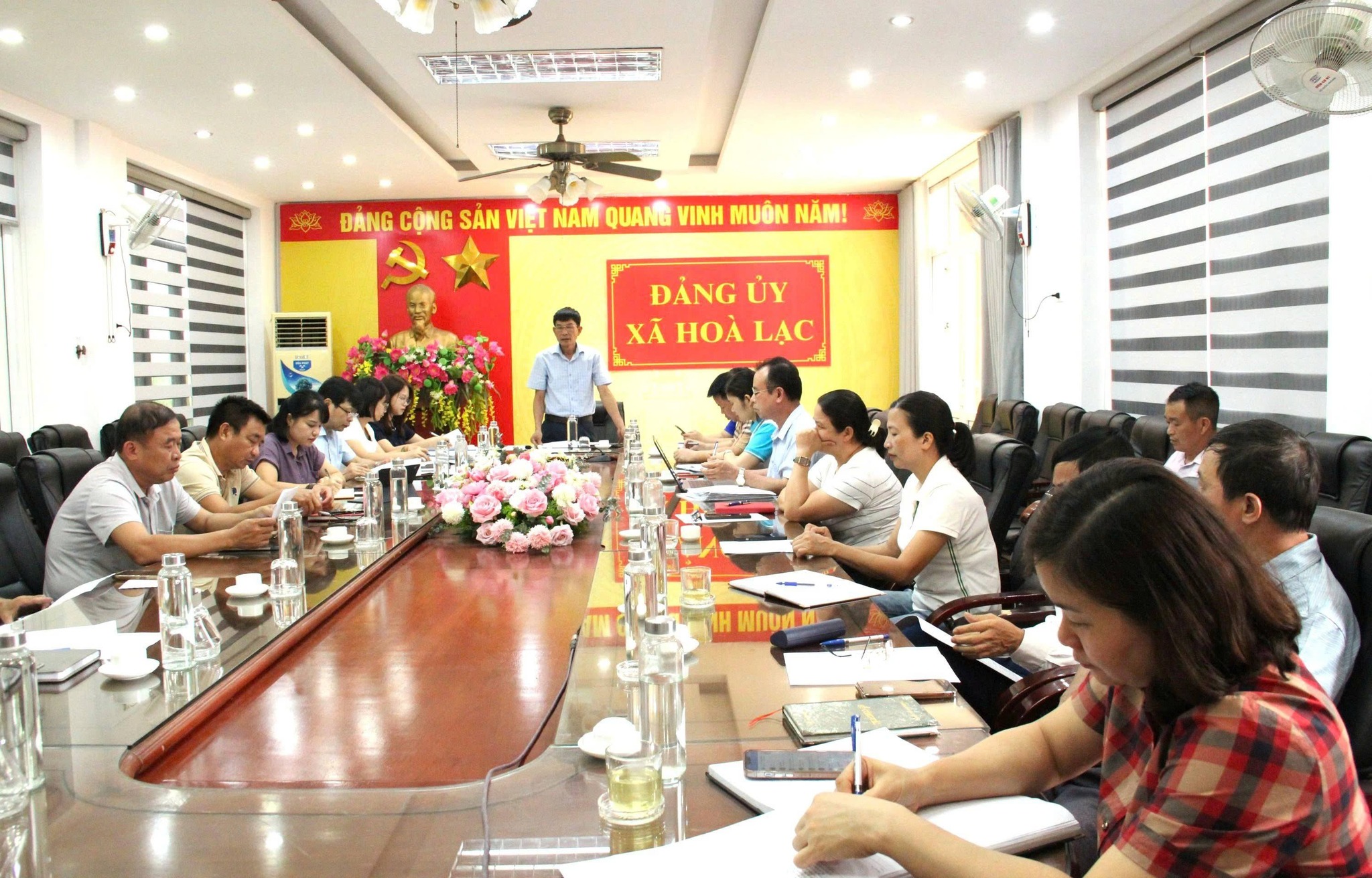 Xã Hòa Lạc lấy ý kiến phản biện hoàn thiện quy trình giải phóng mặt bằng, tăng đồng thuận từ cơ sở