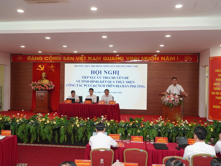 HĐND phường Phúc Lợi đối thoại chuyên đề về phòng cháy, chữa cháy, tiếp nhận nhiều kiến nghị từ cơ sở