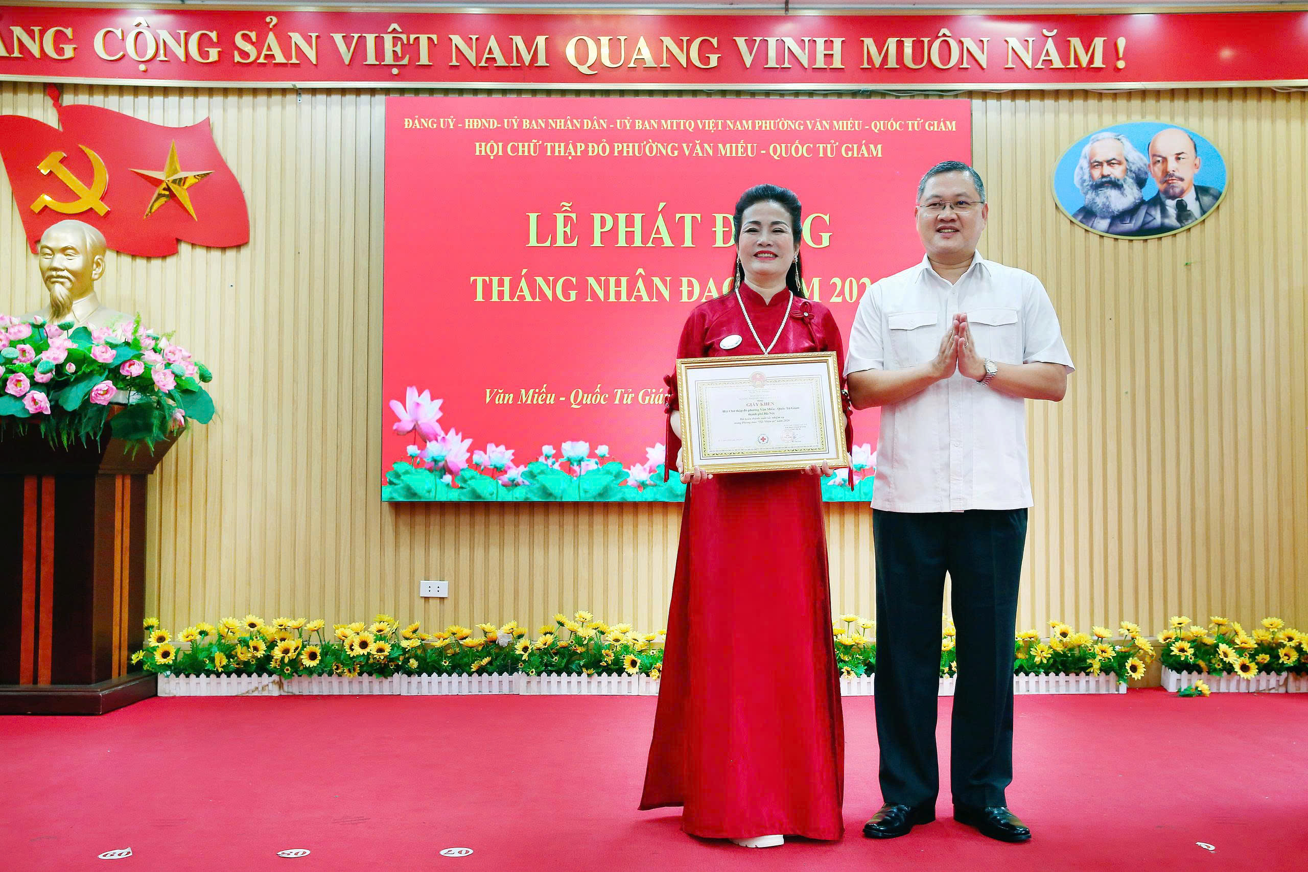 Phường Văn Miếu - Quốc Tử Giám: Lan tỏa tinh thần nhân ái trong Tháng Nhân đạo năm 2026