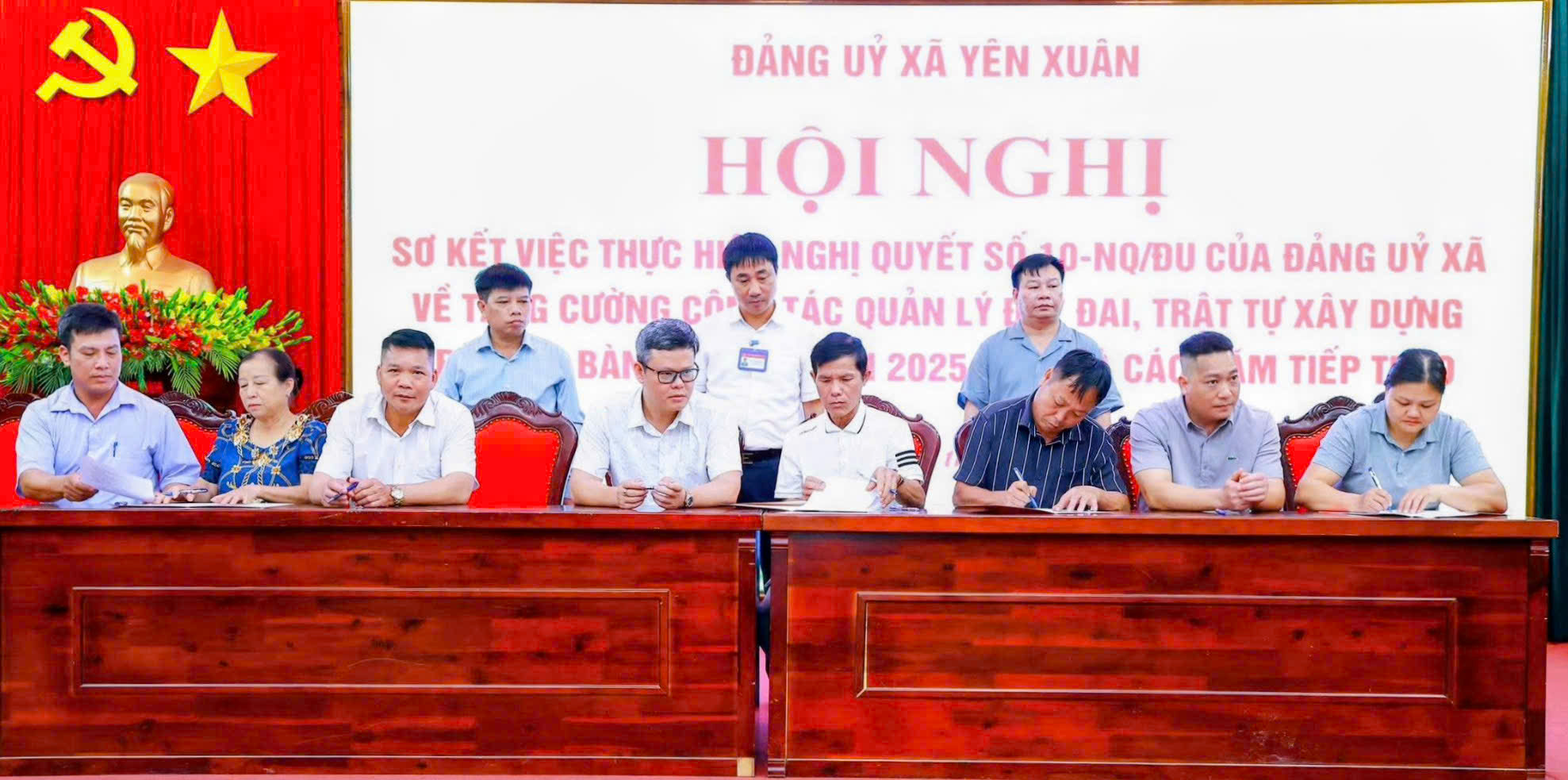 Xã Yên Xuân siết chặt quản lý đất đai, trật tự xây dựng gắn với nâng cao trách nhiệm từ cơ sở