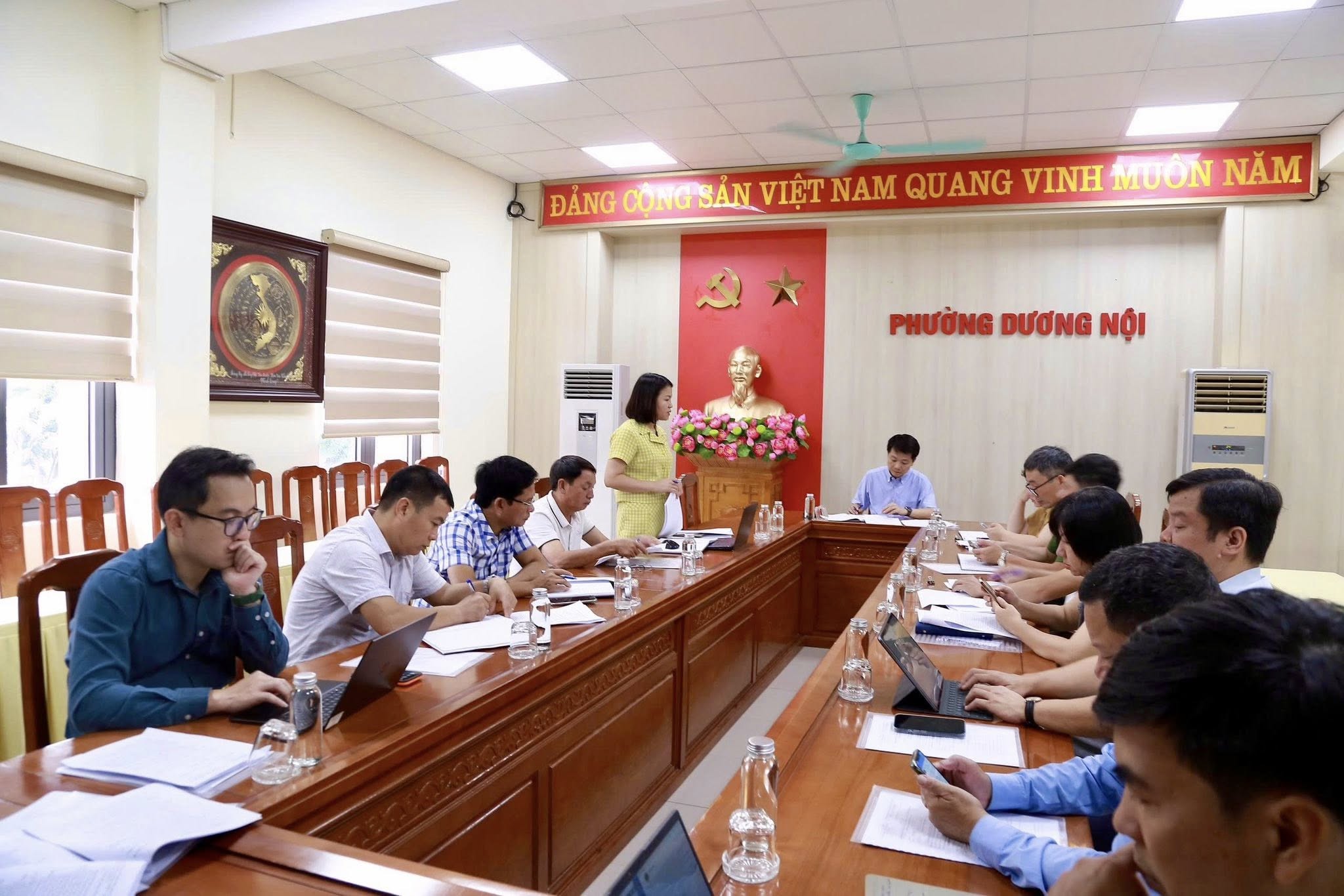 HĐND phường Dương Nội khảo sát hoạt động chợ dân sinh, kiến nghị tháo gỡ vướng mắc để nâng cao hiệu quả quản lý