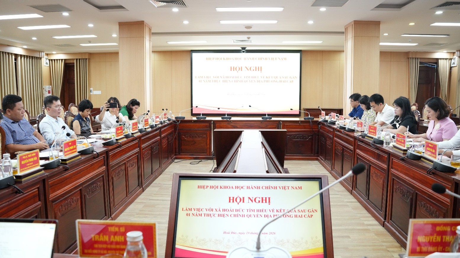 Xã Hoài Đức đánh giá toàn diện mô hình chính quyền địa phương hai cấp, đẩy mạnh chuyển đổi số và cải cách hành chính