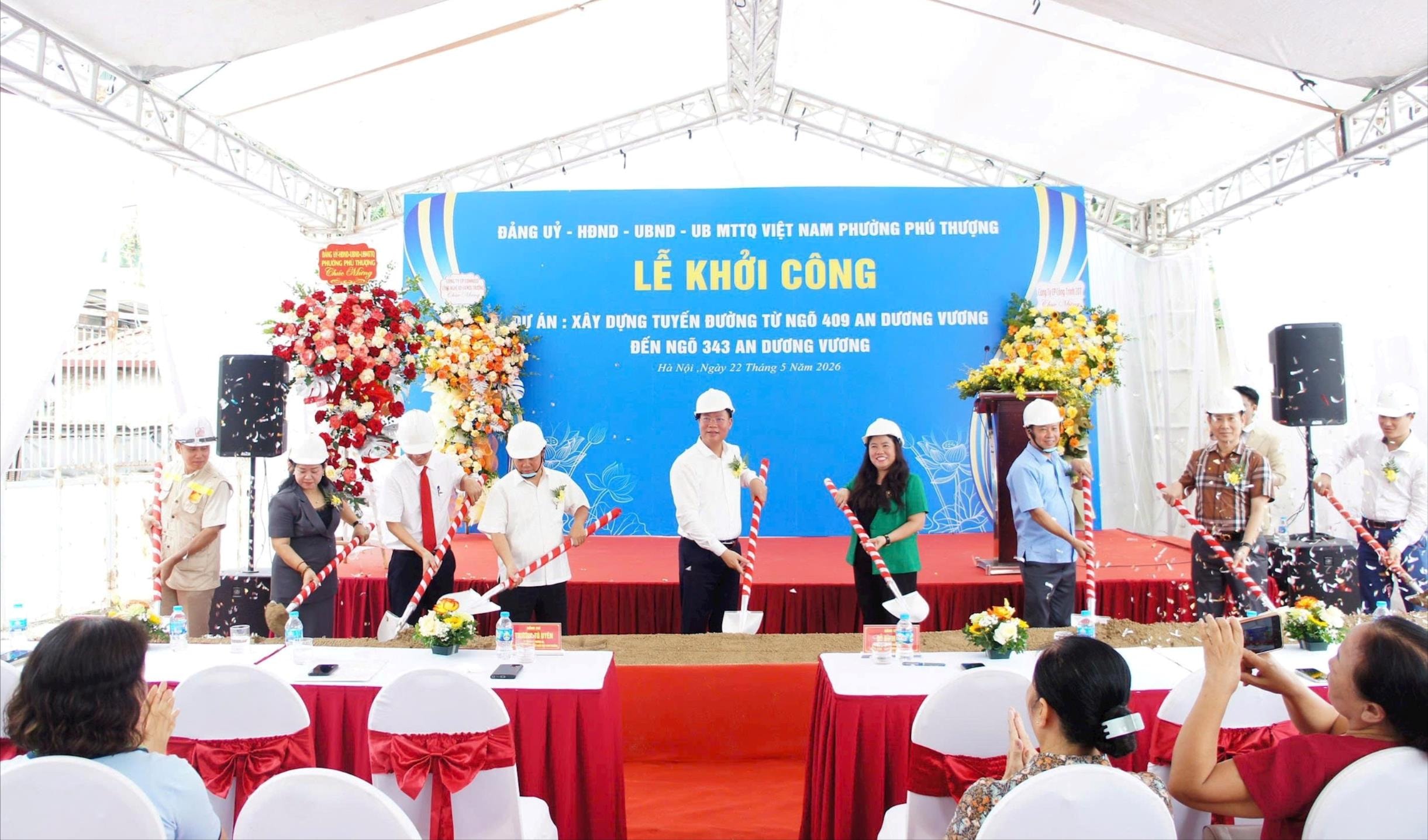Phường Phú Thượng quyết tâm giải quyết triệt để tình trạng úng ngập tại địa phương