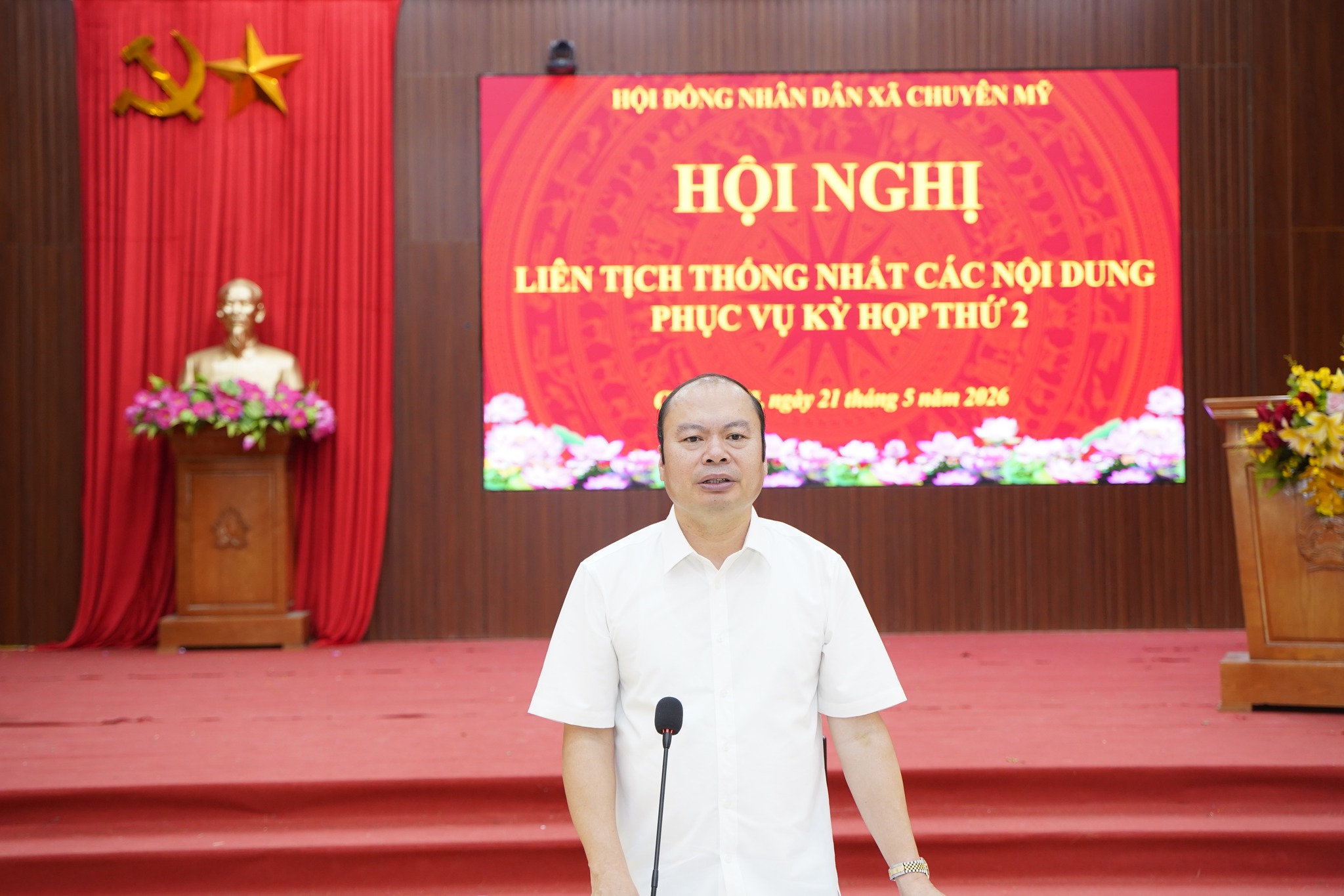 Xã Chuyên Mỹ chuẩn bị kỹ lưỡng cho Kỳ họp thường lệ giữa năm 2026 HĐND xã khóa XXIII