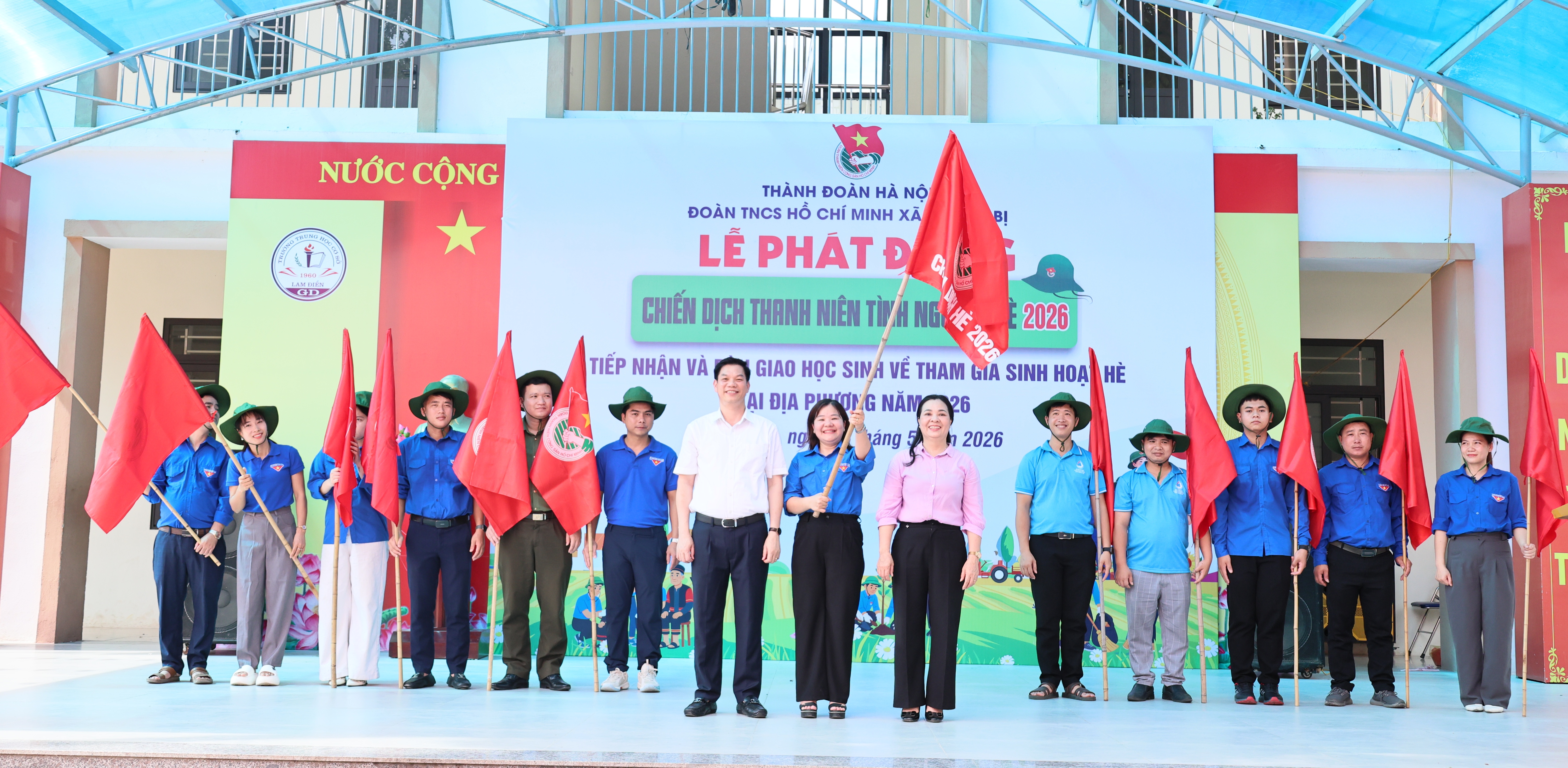 Xã Quảng Bị: Sôi nổi Lễ phát động Chiến dịch Thanh niên tình nguyện hè và Hội thi “Quảng Bị - Sắc màu tuổi thơ” năm 2026