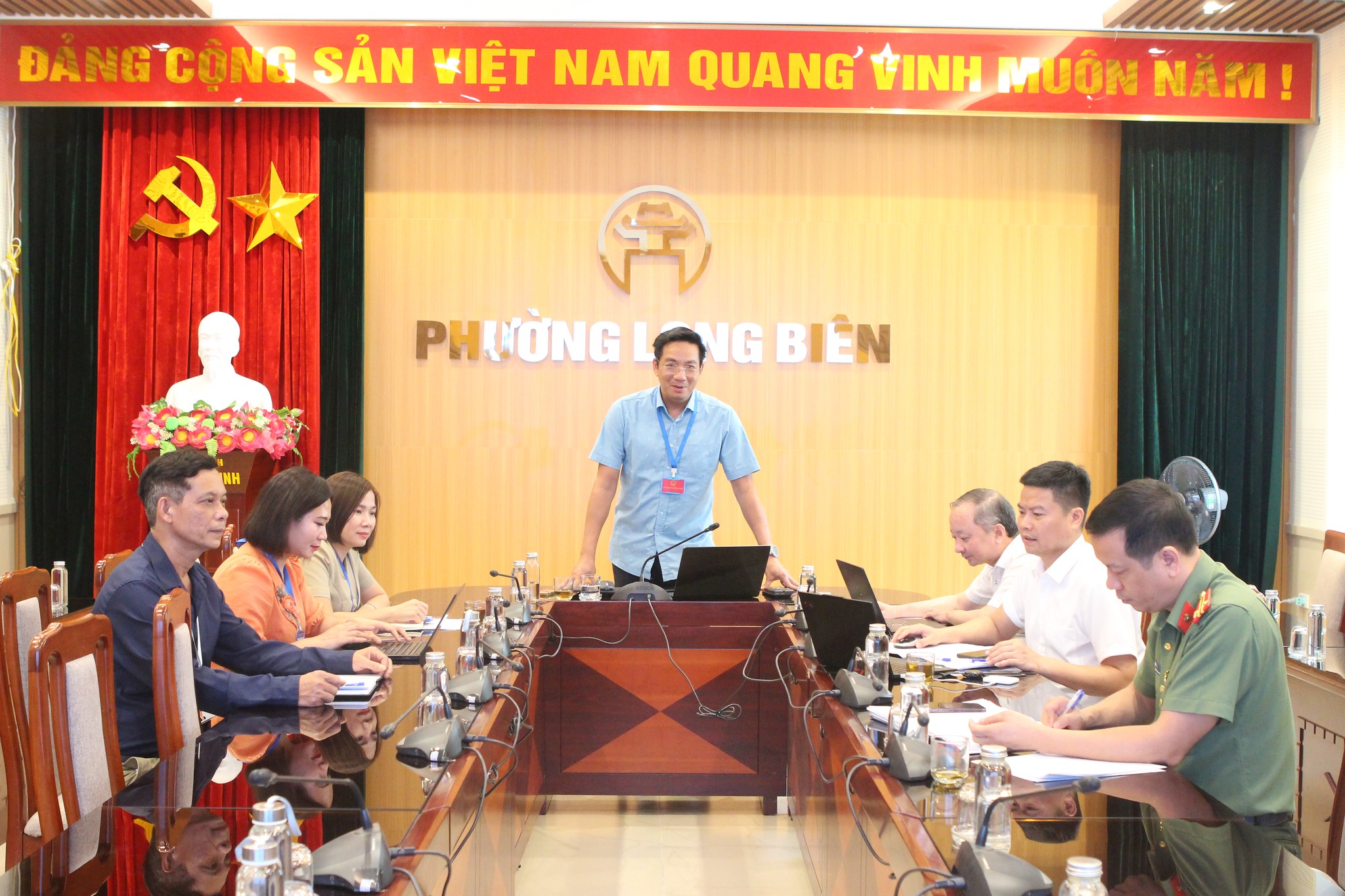 Phường Long Biên rà soát tiến độ, quyết liệt tháo gỡ điểm nghẽn hạ tầng và giải phóng mặt bằng