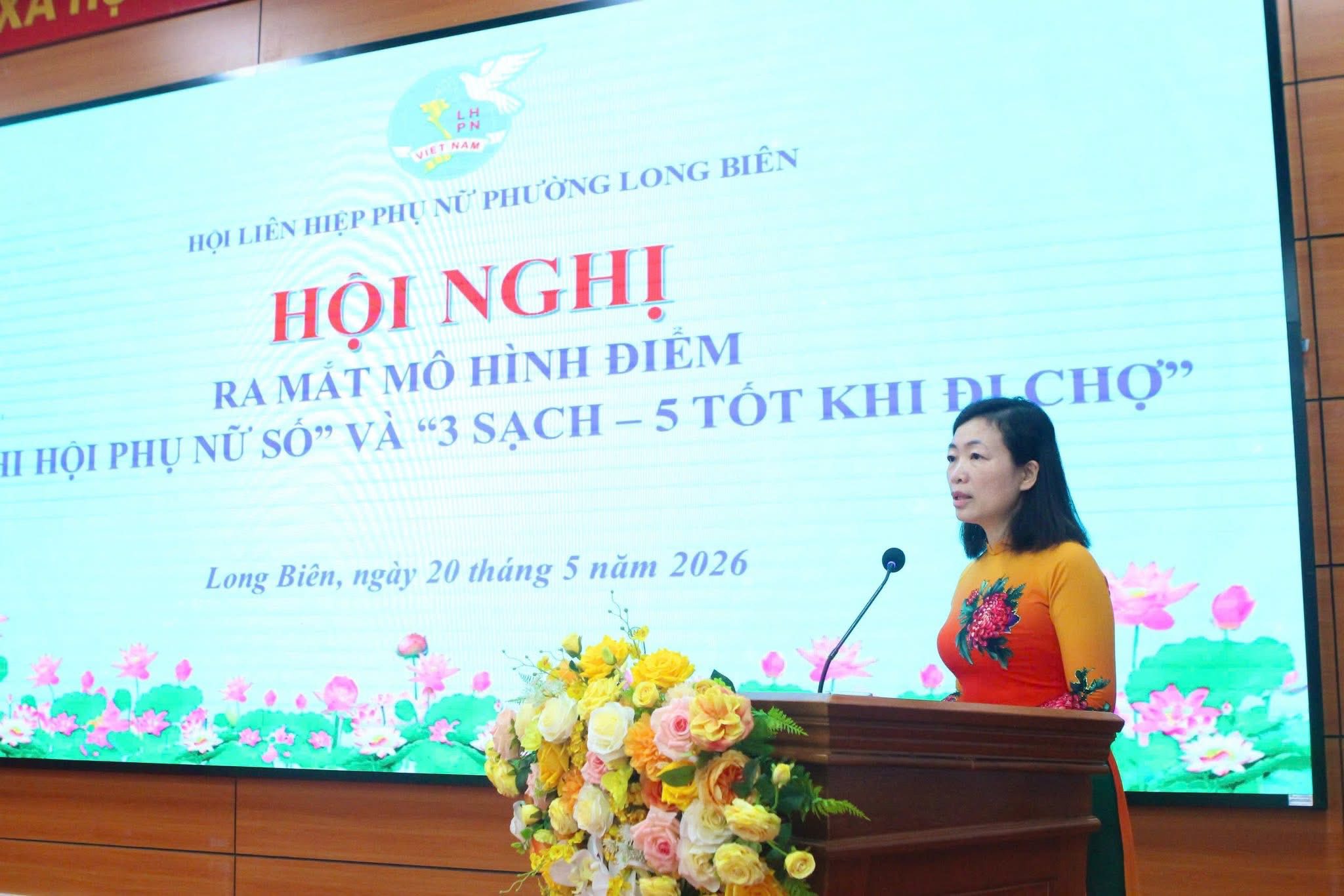 Phường Long Biên ra mắt “Chi hội phụ nữ số”, lan tỏa lối sống xanh từ tổ dân phố