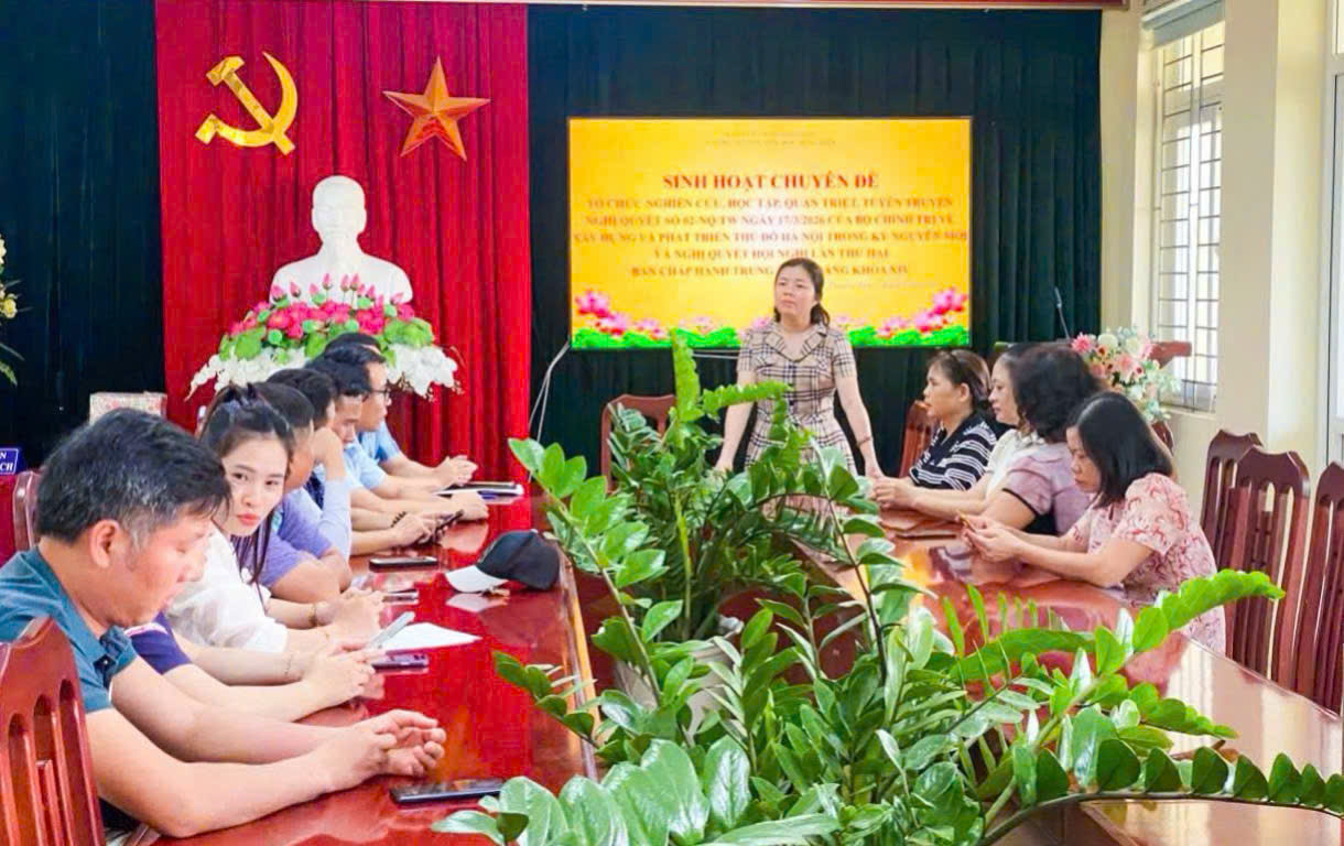 Đảng bộ xã Thượng Phúc đẩy mạnh quán triệt Nghị quyết số 02-NQ/TW, tạo thống nhất tư tưởng trong toàn hệ thống chính trị