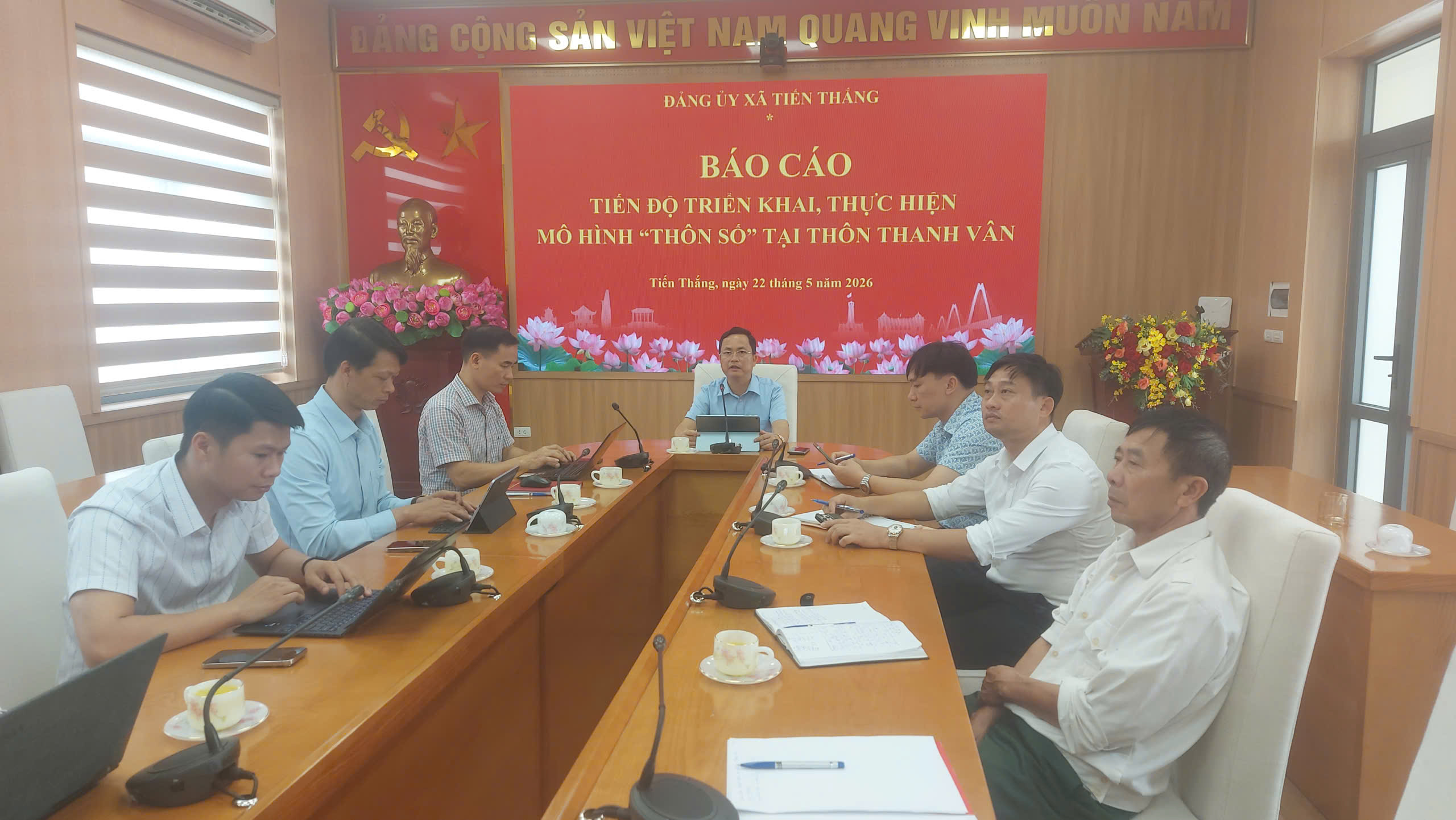 Xã Tiến Thắng tăng tốc xây dựng “Thôn số”, thúc đẩy chuyển đổi số từ cơ sở