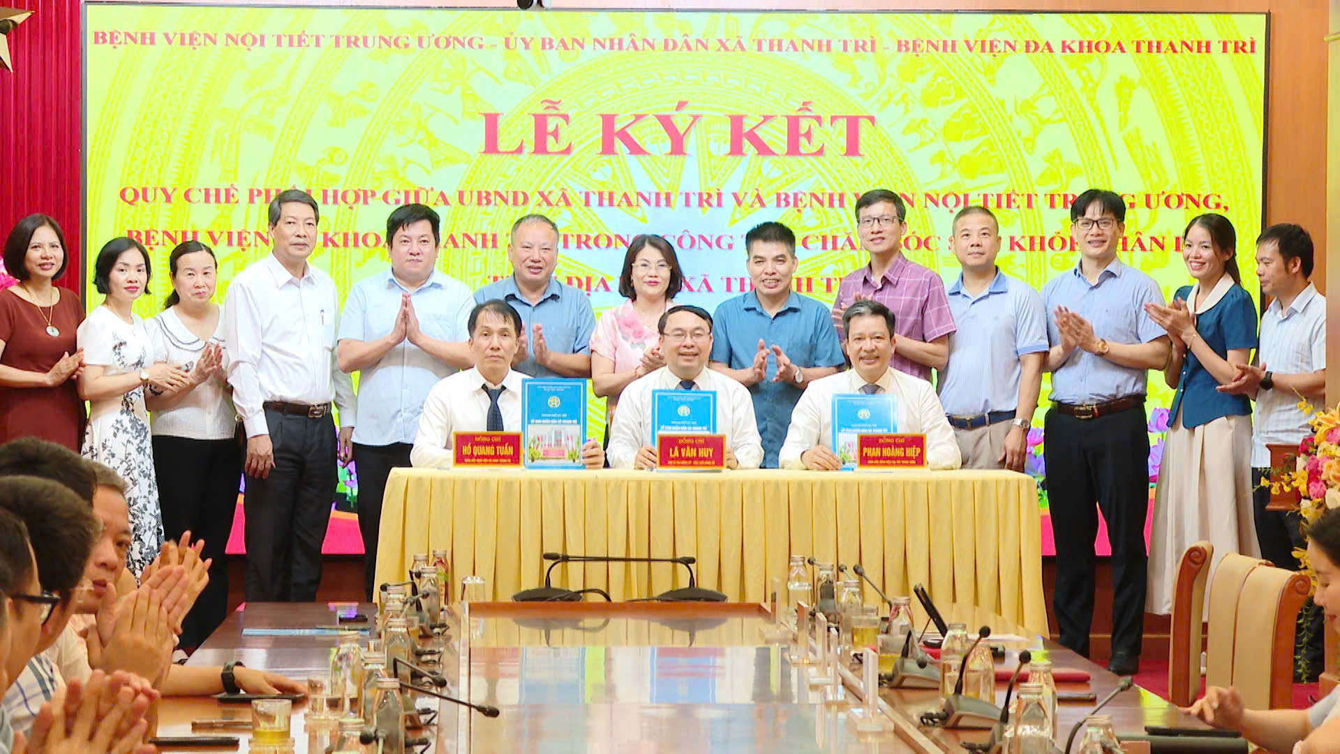 Xã Thanh Trì tăng cường liên kết với các bệnh viện tuyến trên, nâng cao chất lượng chăm sóc sức khỏe nhân dân