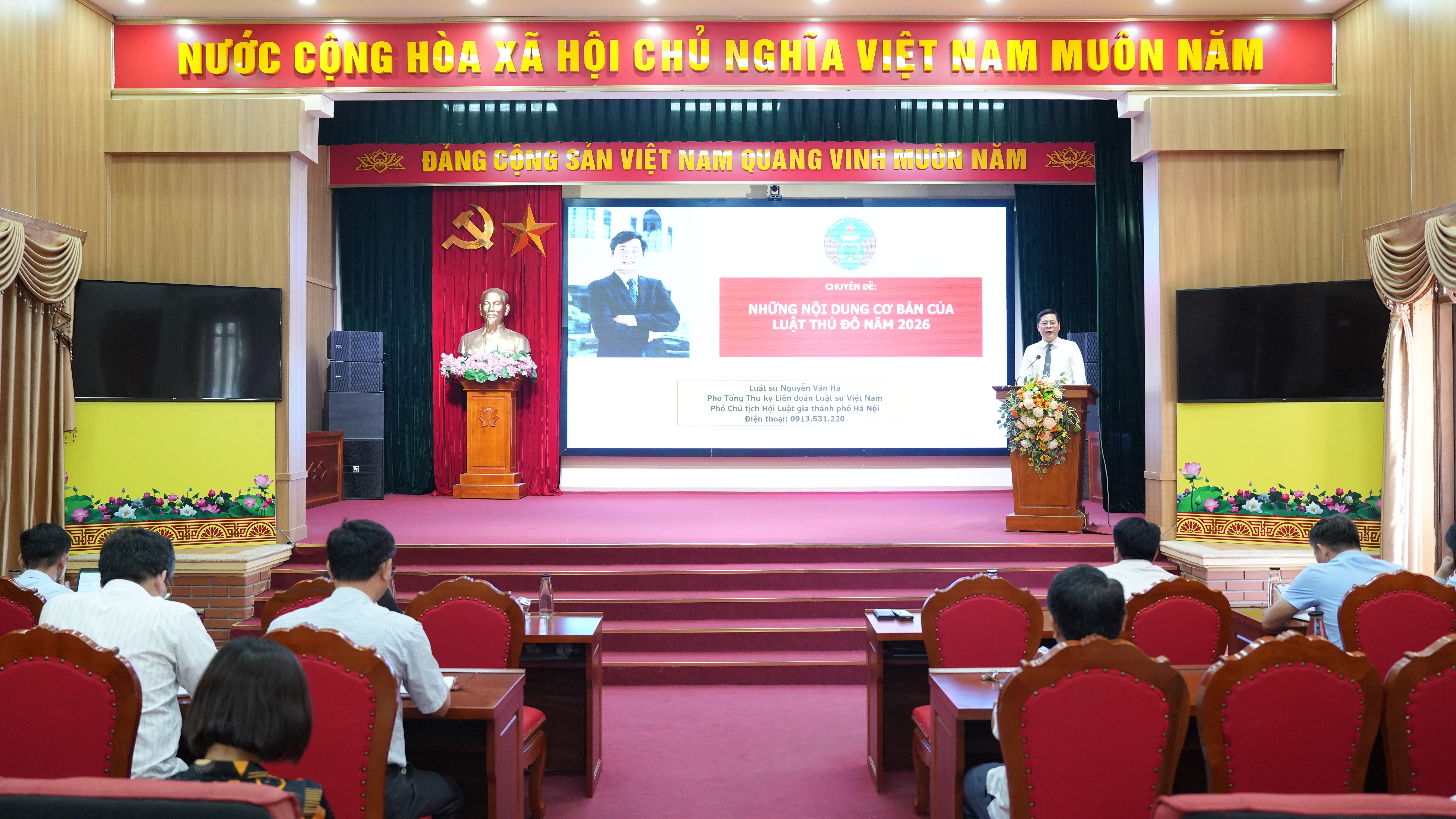 Xã Dương Hoà nâng cao nhận thức cán bộ cơ sở về Luật Thủ đô năm 2026